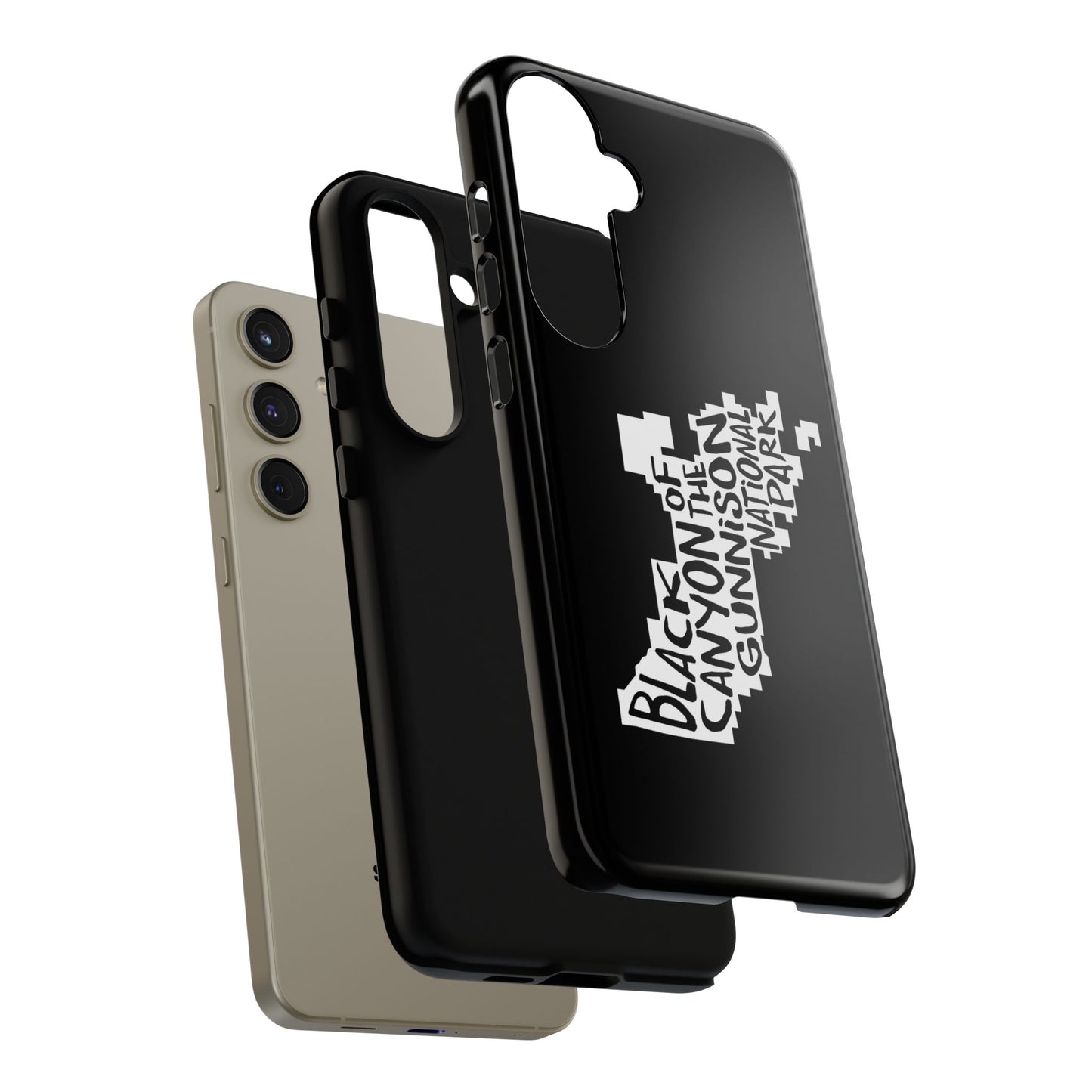 Black Canyon of the Gunnison National Park Phone Case - Map Design