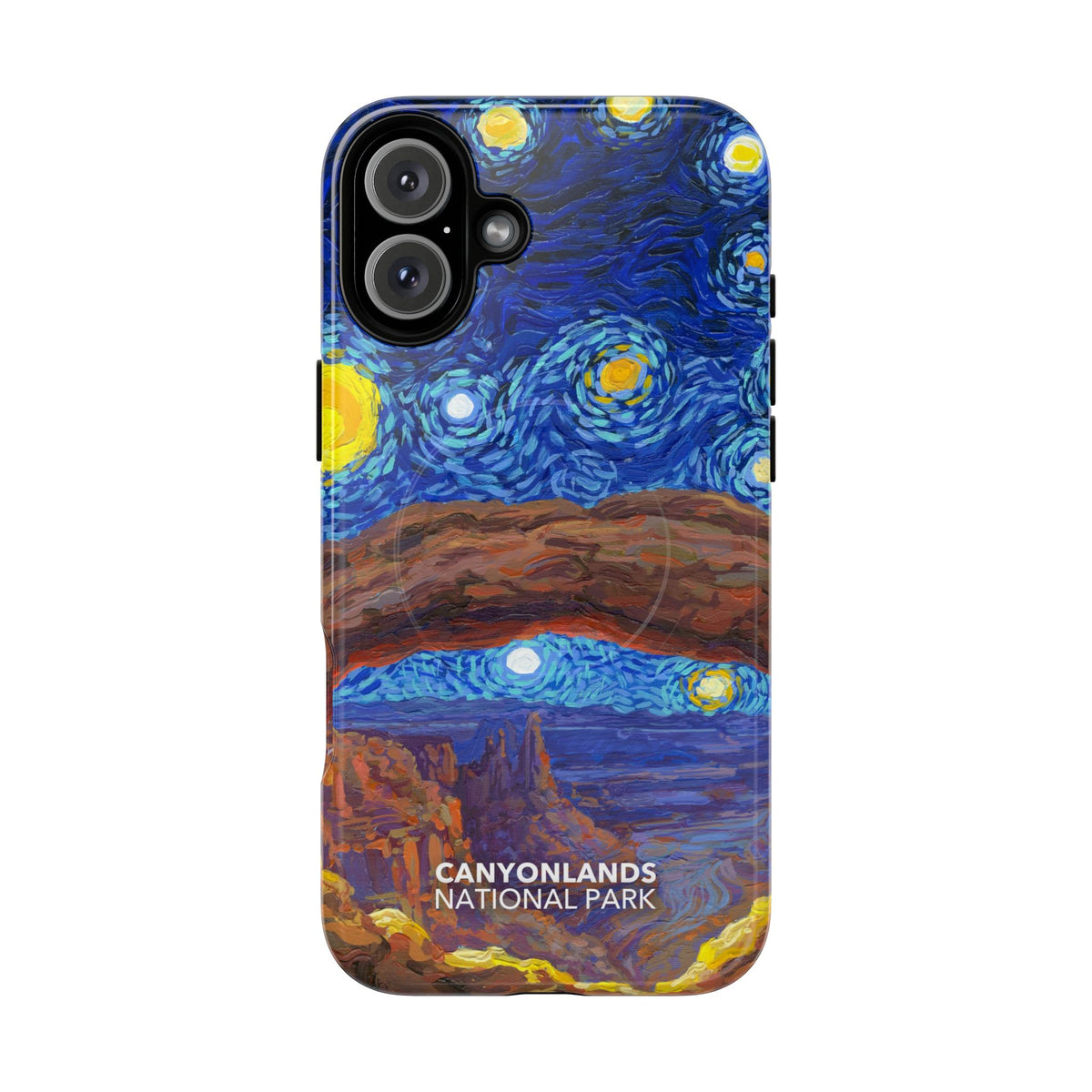 Canyonlands National Park iPhone Case with MagSafe - Starry Night