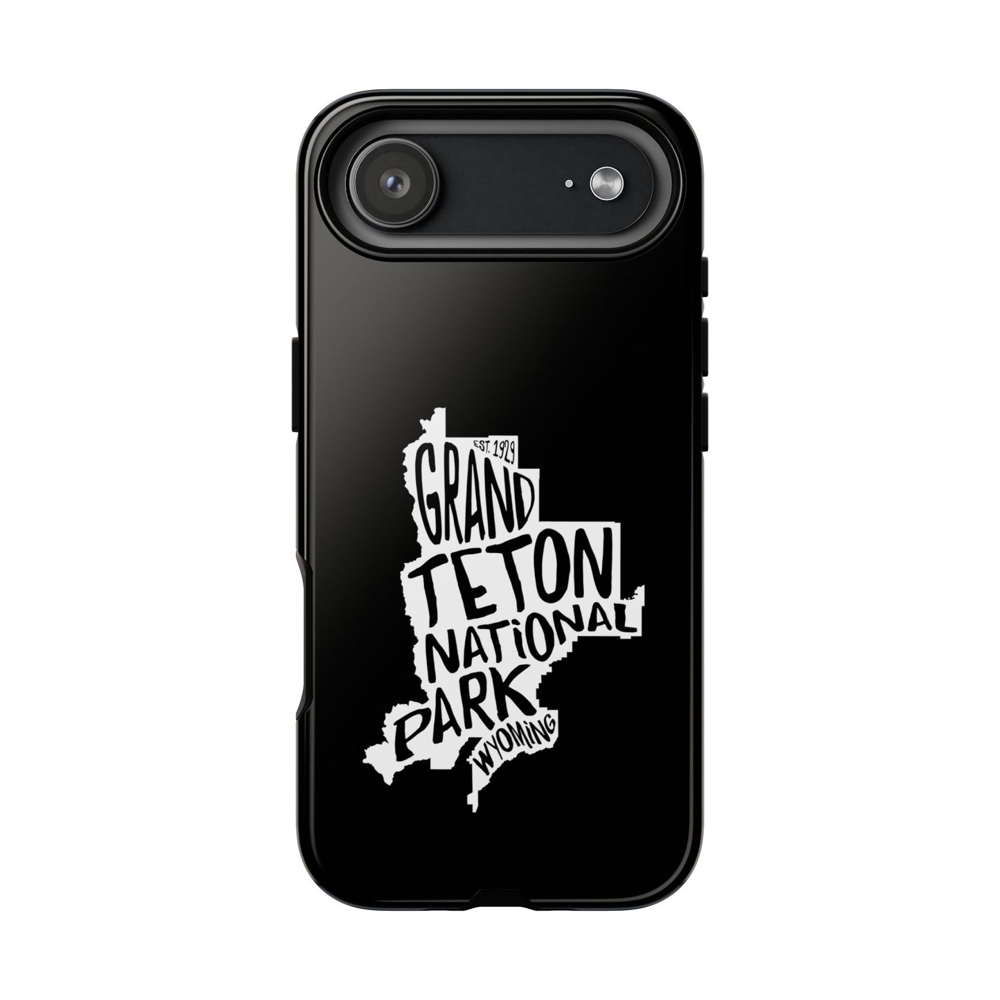 Grand Teton National Park Phone Case - Map Design