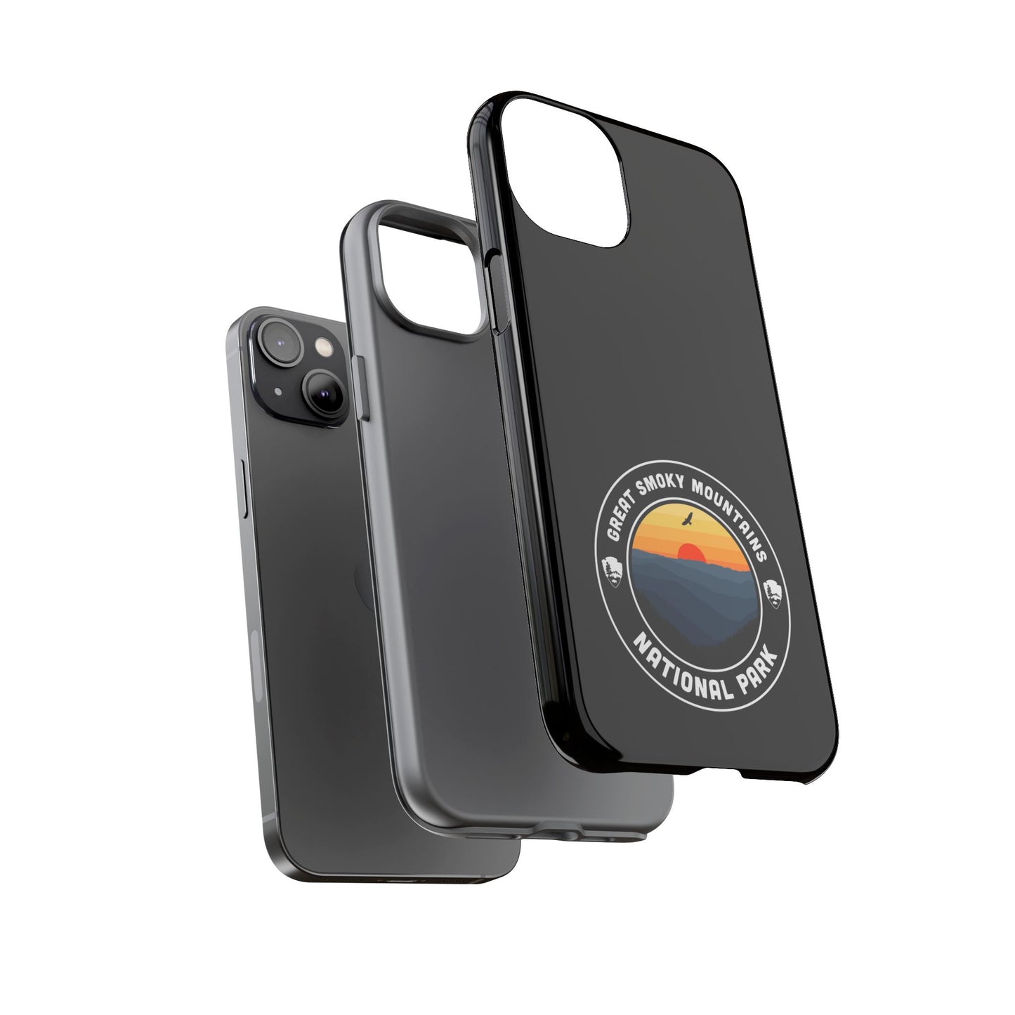 Great Smoky Mountains National Park Phone Case - Round Emblem Design