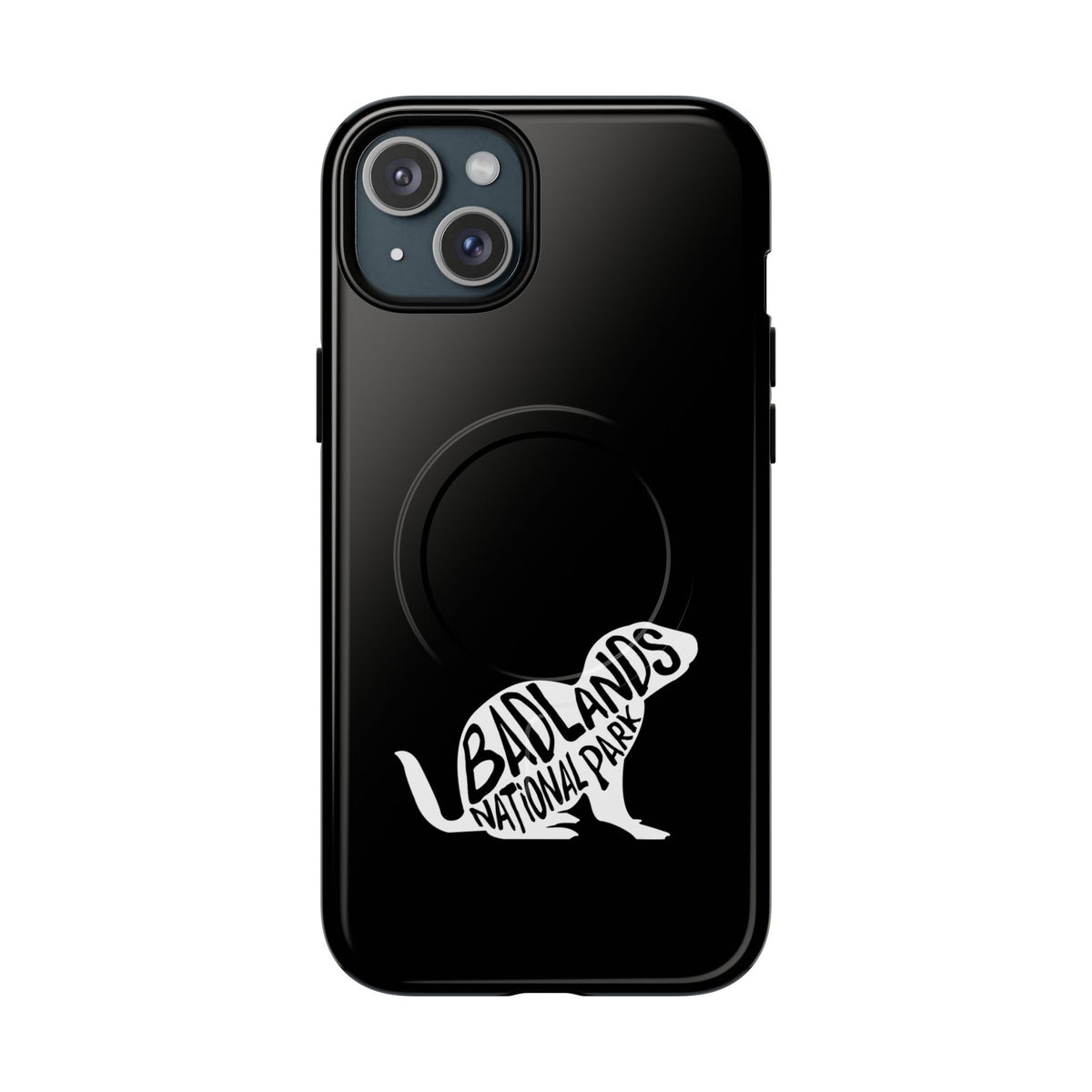 Badlands National Park iPhone Case with MagSafe - Prairie Dog Design