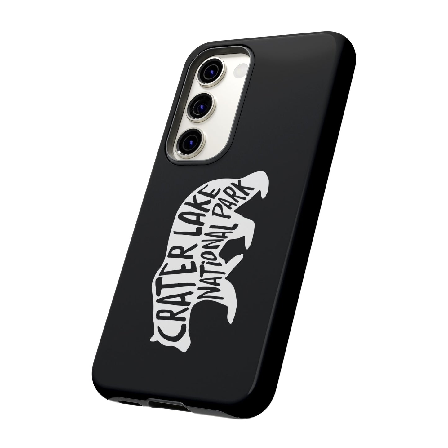 Crater Lake National Park Phone Case - Black Bear Design