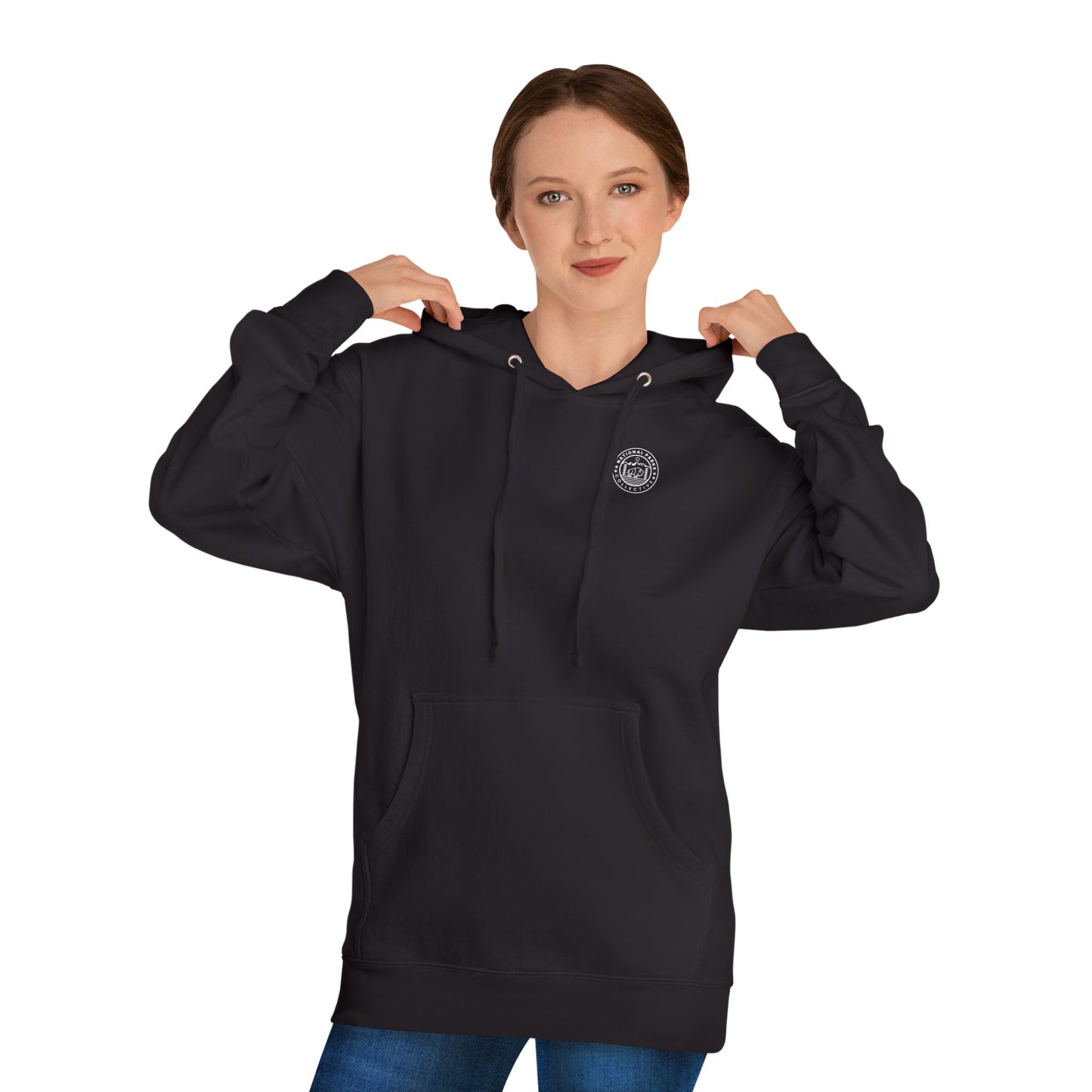 Mount Rainier National Park Hoodie - Lines