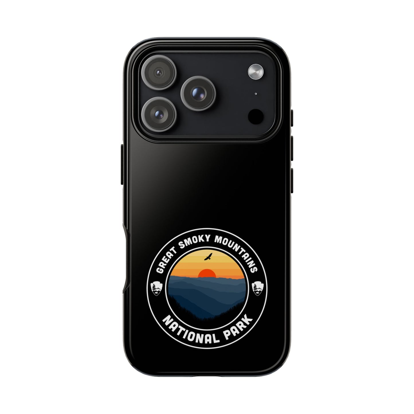 Great Smoky Mountains National Park Phone Case - Round Emblem Design