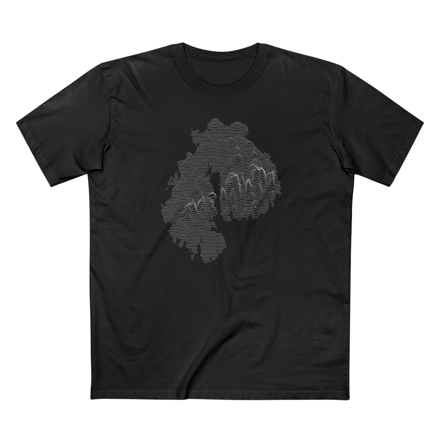 Mount Desert Island & Acadia National Park T-Shirt - Topographical Lines