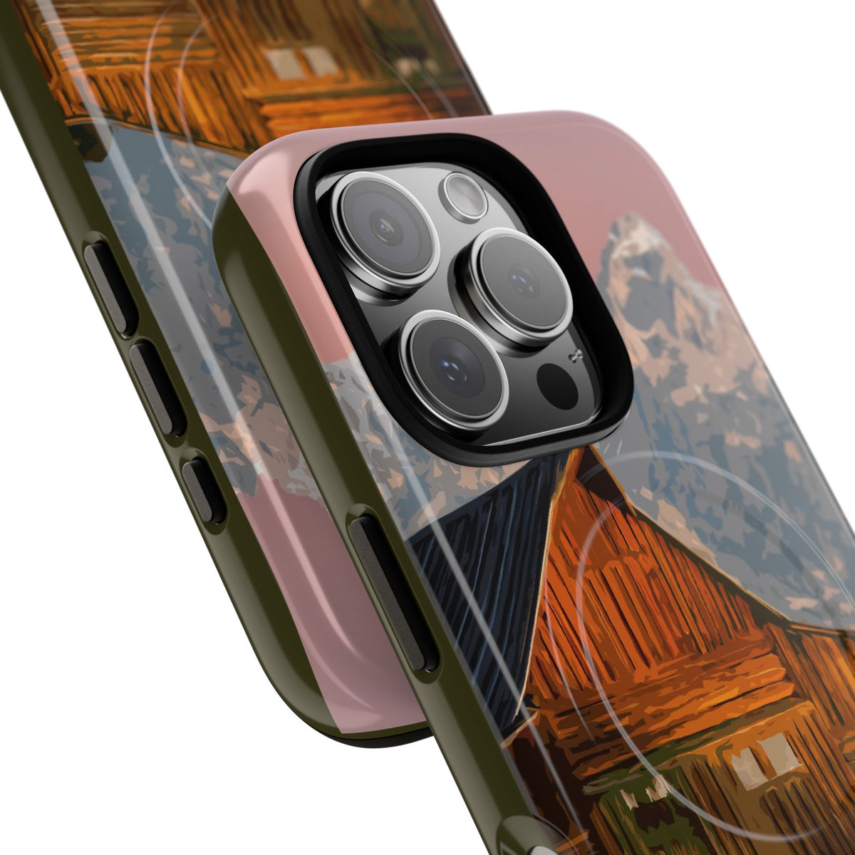 Grand Teton National Park iPhone Case with MagSafe - Moulton Barn