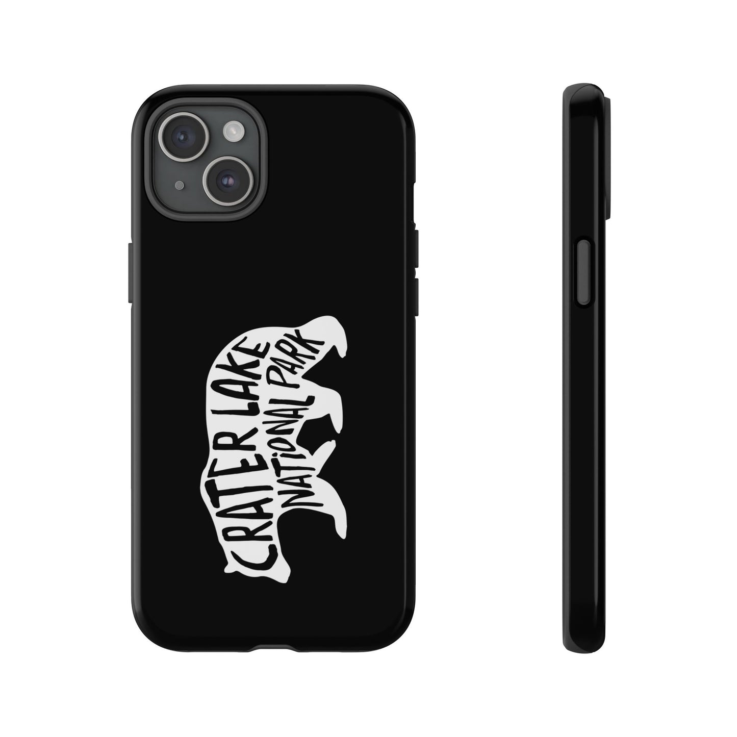Crater Lake National Park Phone Case - Black Bear Design