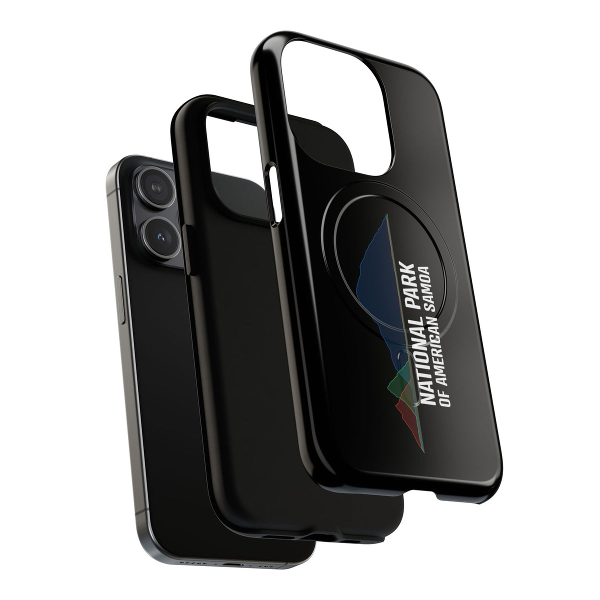 National Park of American Samoa iPhone Case with MagSafe - Histogram Design