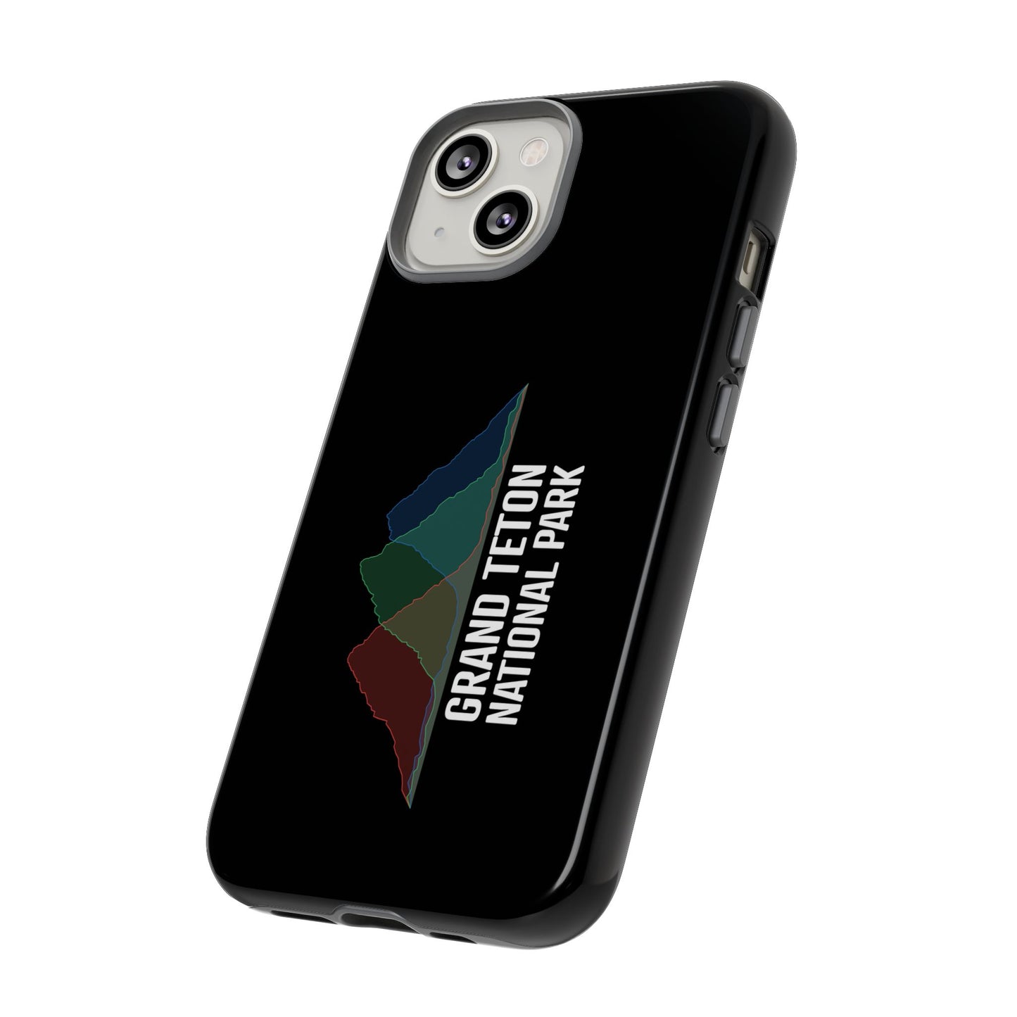 Grand Teton National Park Phone Case - Histogram Design