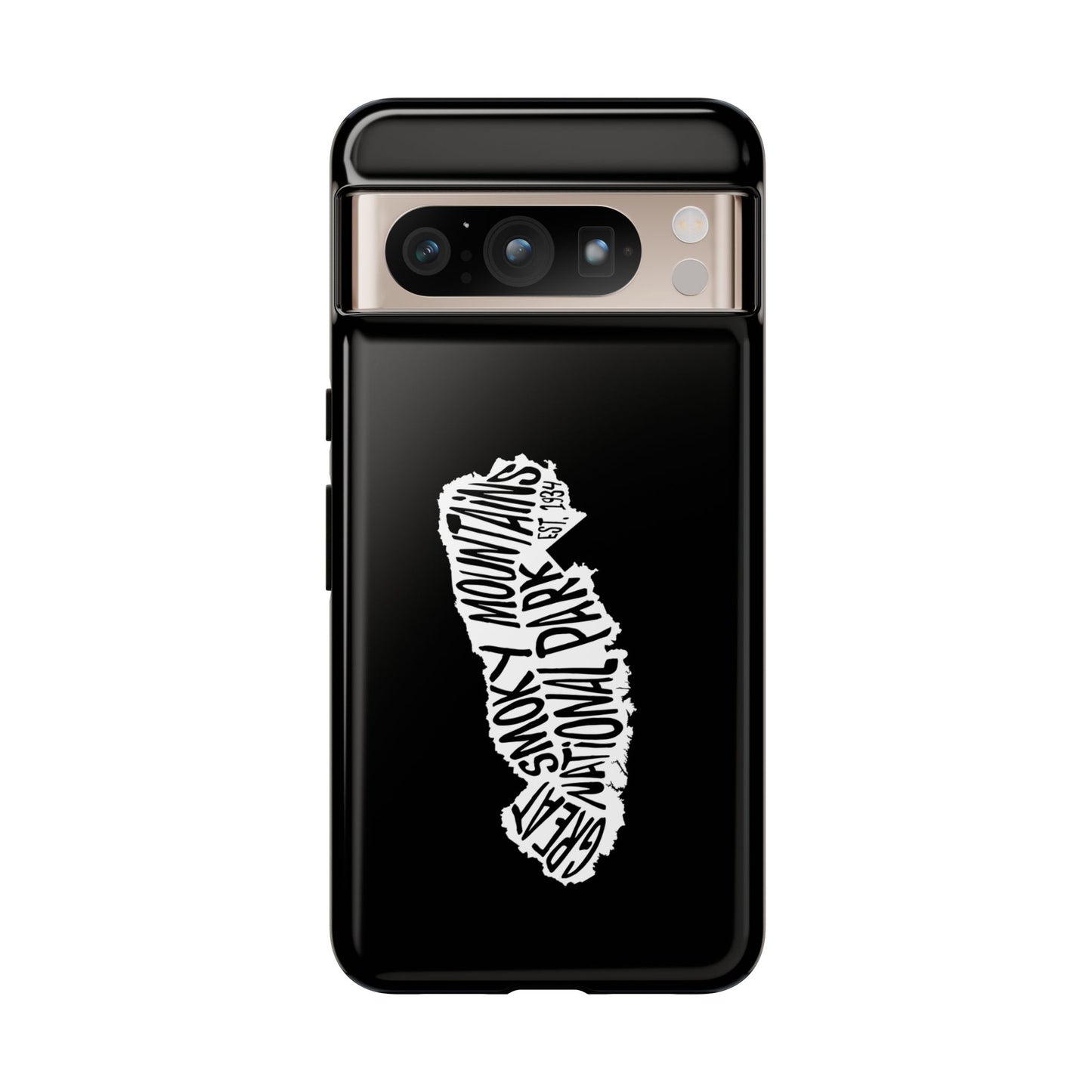 Great Smoky Mountains National Park Phone Case - Map Design