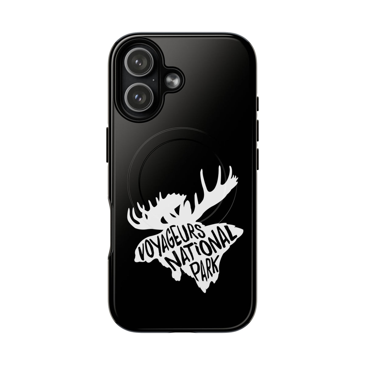 Voyageurs National Park iPhone Case with MagSafe - Moose Design