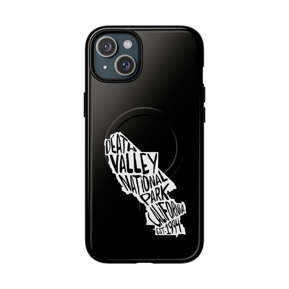 Death Valley National Park iPhone Case with MagSafe - Map Design