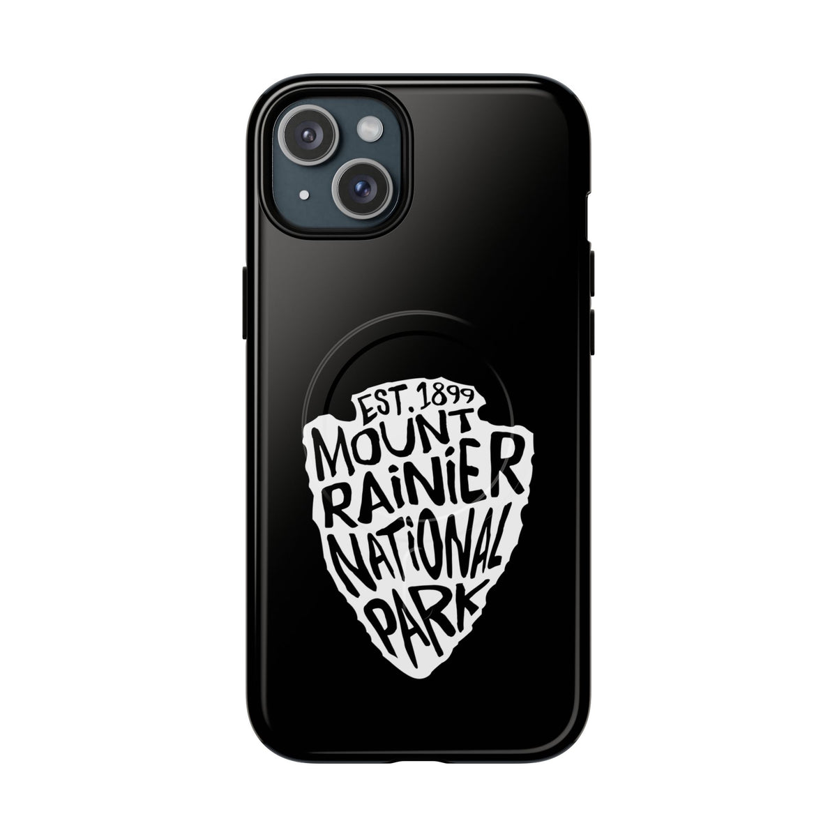 Mount Rainier National Park iPhone Case with MagSafe - Arrowhead Design