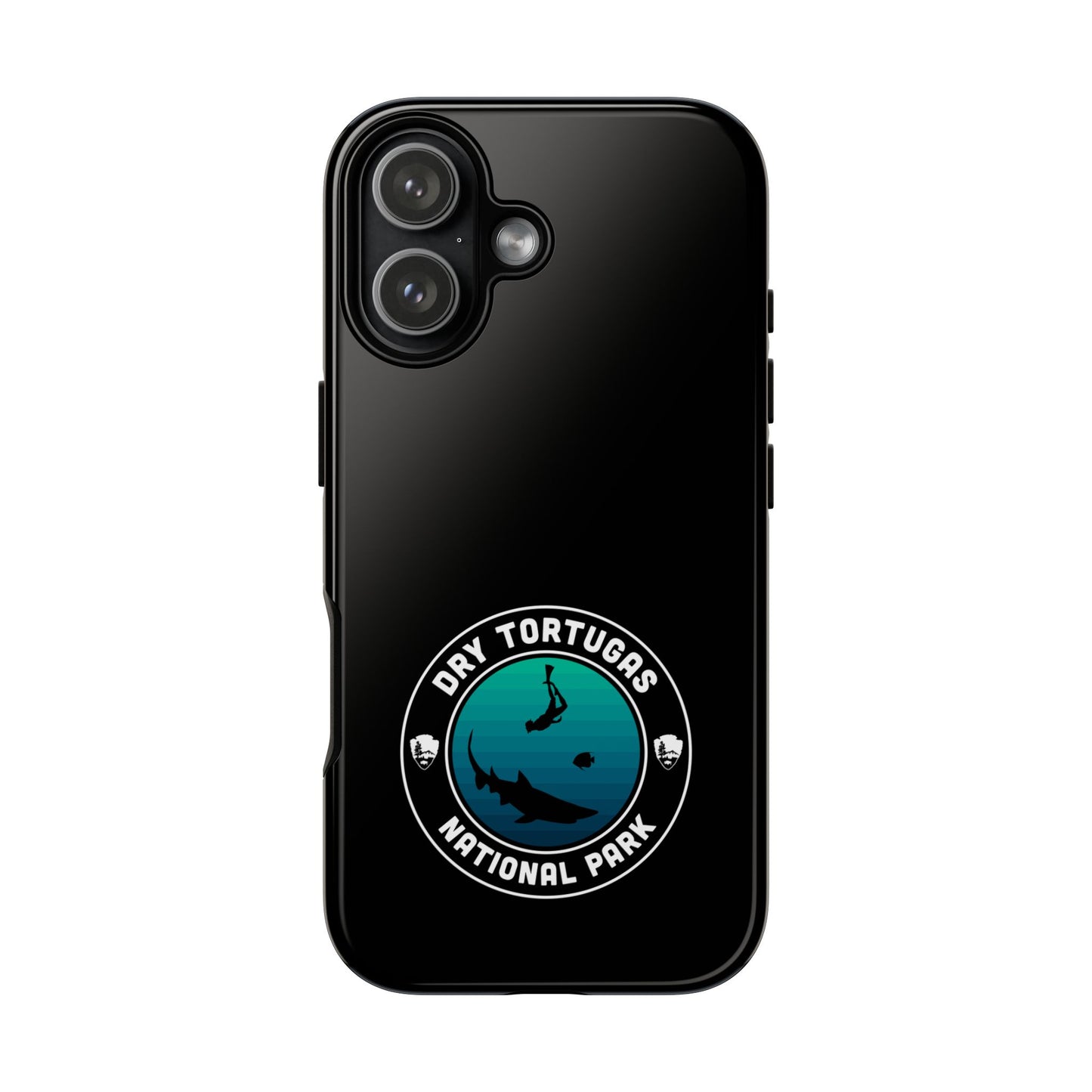 Dry Tortugas National Park Phone Case - Round Emblem Design