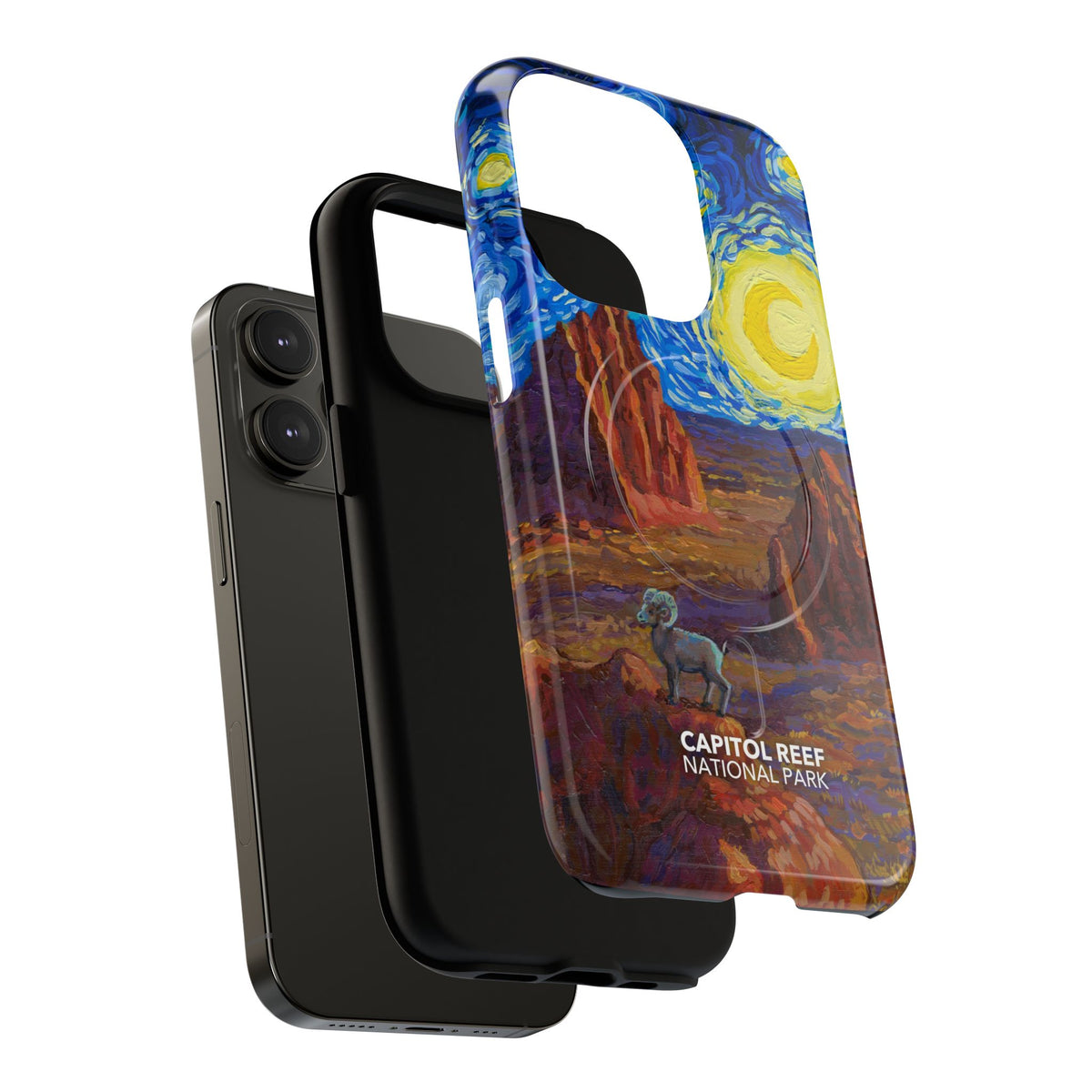 Capitol Reef National Park iPhone Case with MagSafe - Starry Night