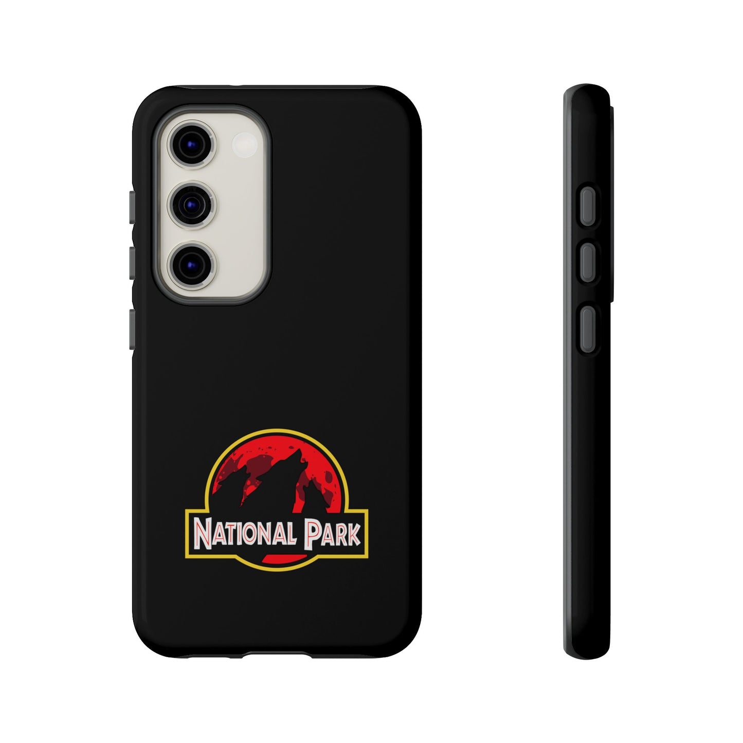 3 Wolf National Park iPhone Case - Parody Logo