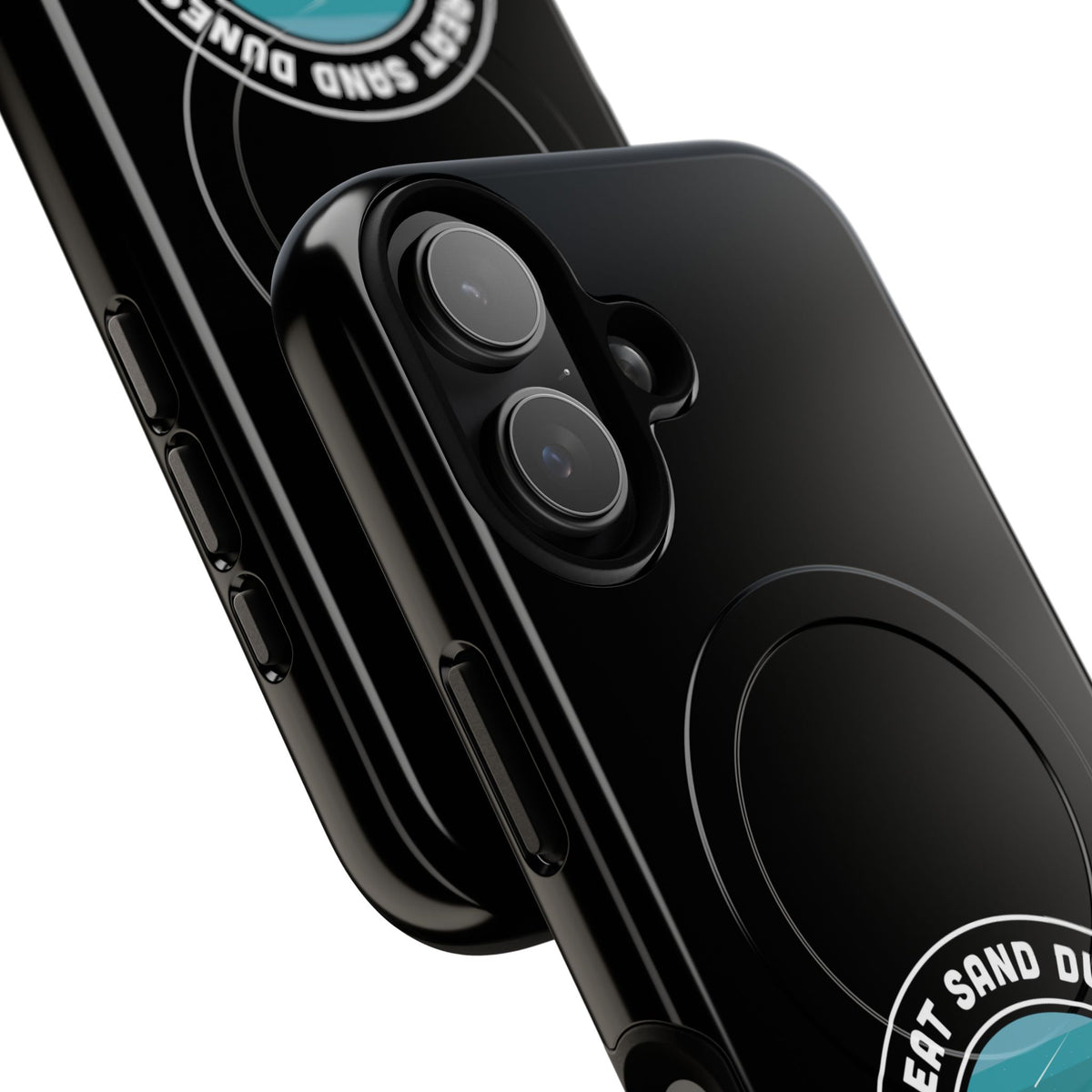 Great Sand Dunes National Park iPhone Case with MagSafe - Round Emblem Design