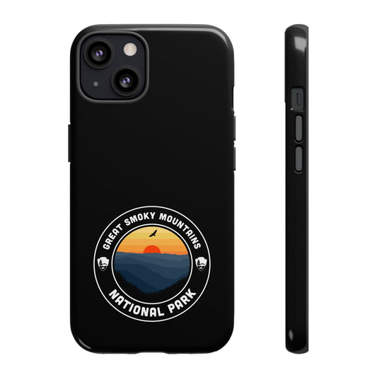 Great Smoky Mountains National Park Phone Case - Round Emblem Design