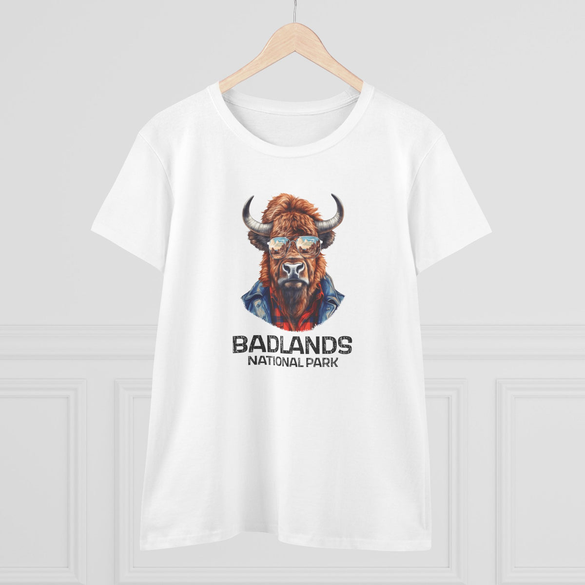 Badlands National Park Women's T-Shirt - Cool Bison