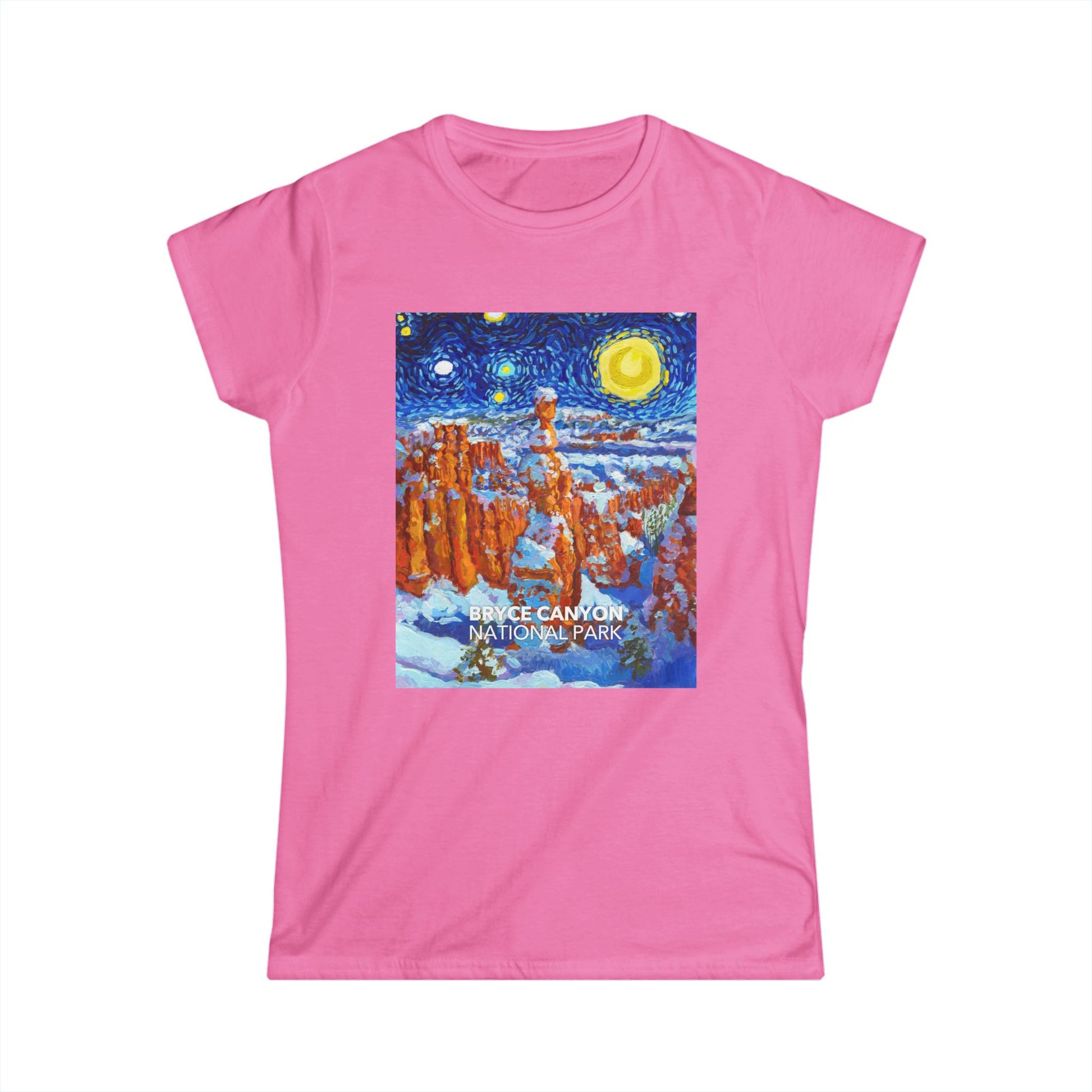 Bryce Canyon National Park T-Shirt - Women's Starry Night — Van Gogh ‘Starry Night’-style design — gallery image 6