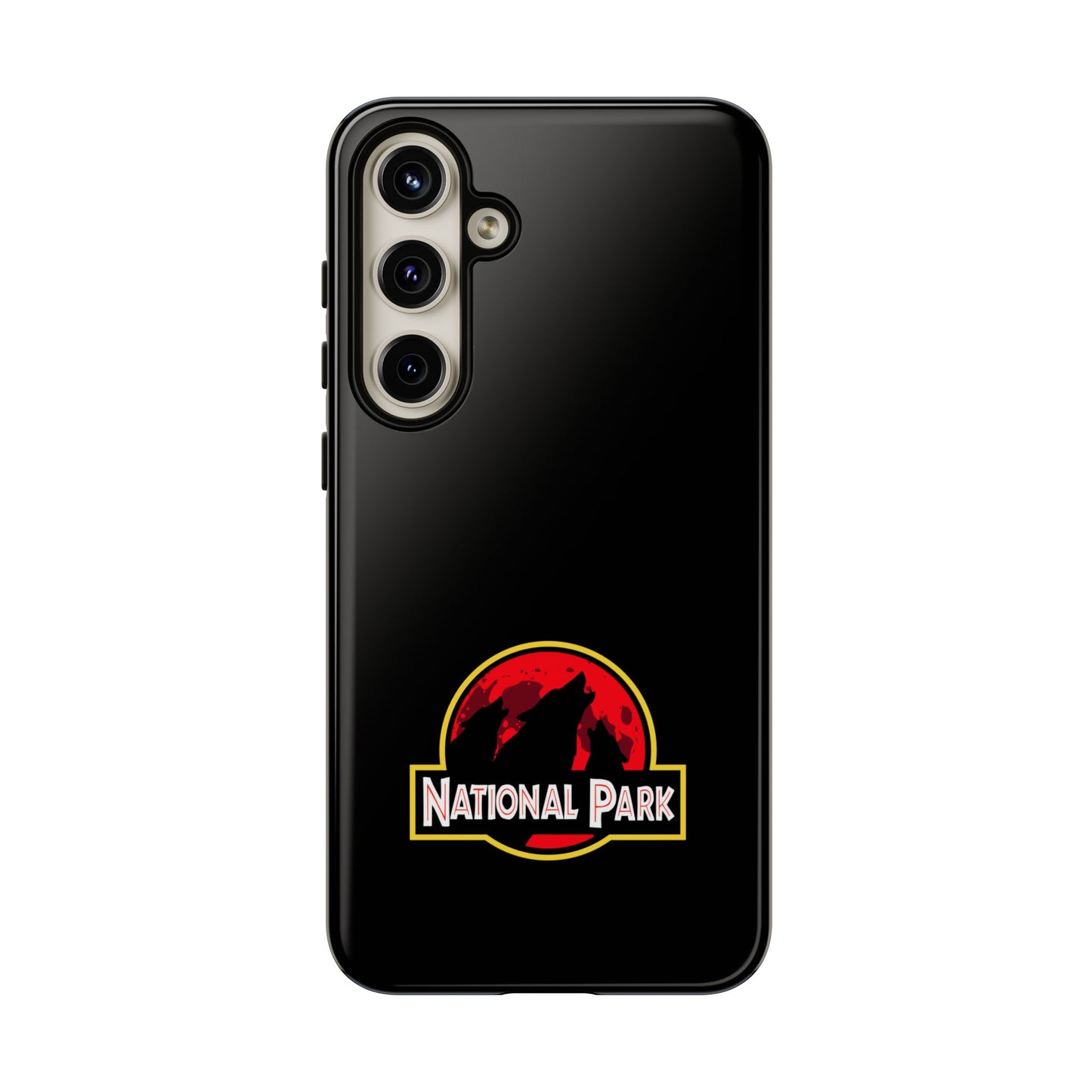 3 Wolf National Park iPhone Case - Parody Logo