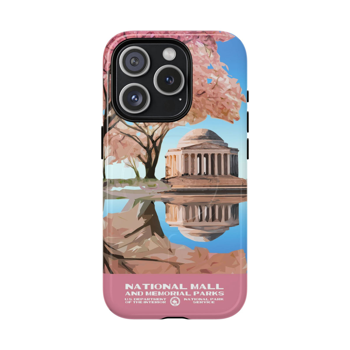 National Mall Washington DC iPhone Case with MagSafe - WPA Design