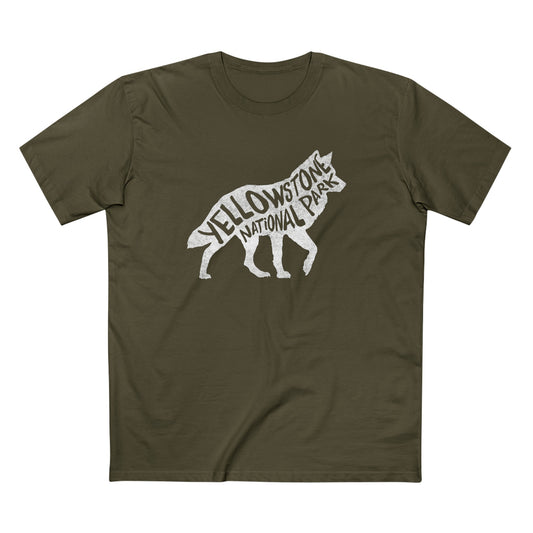Yellowstone National Park T-Shirt - Gray Wolf