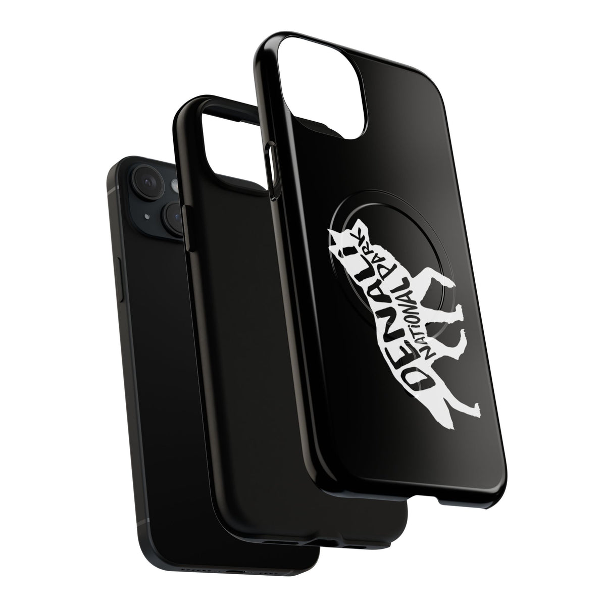 Denali National Park iPhone Case with MagSafe - Wolf Design
