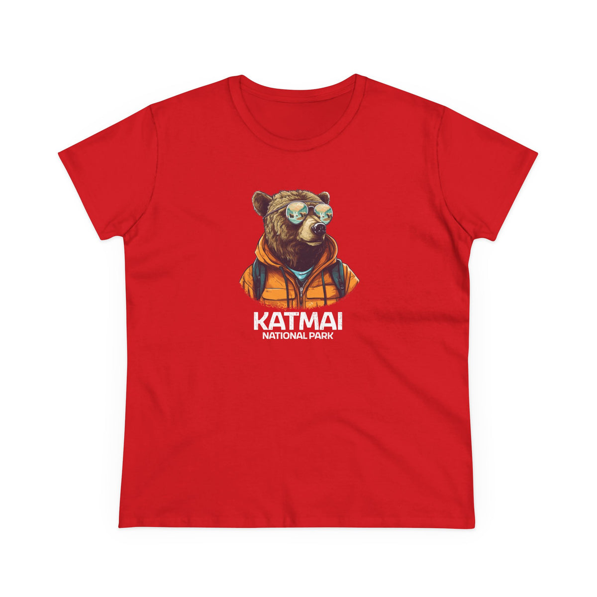 Katmai National Park Women's T-Shirt - Cool Grizzly Bear