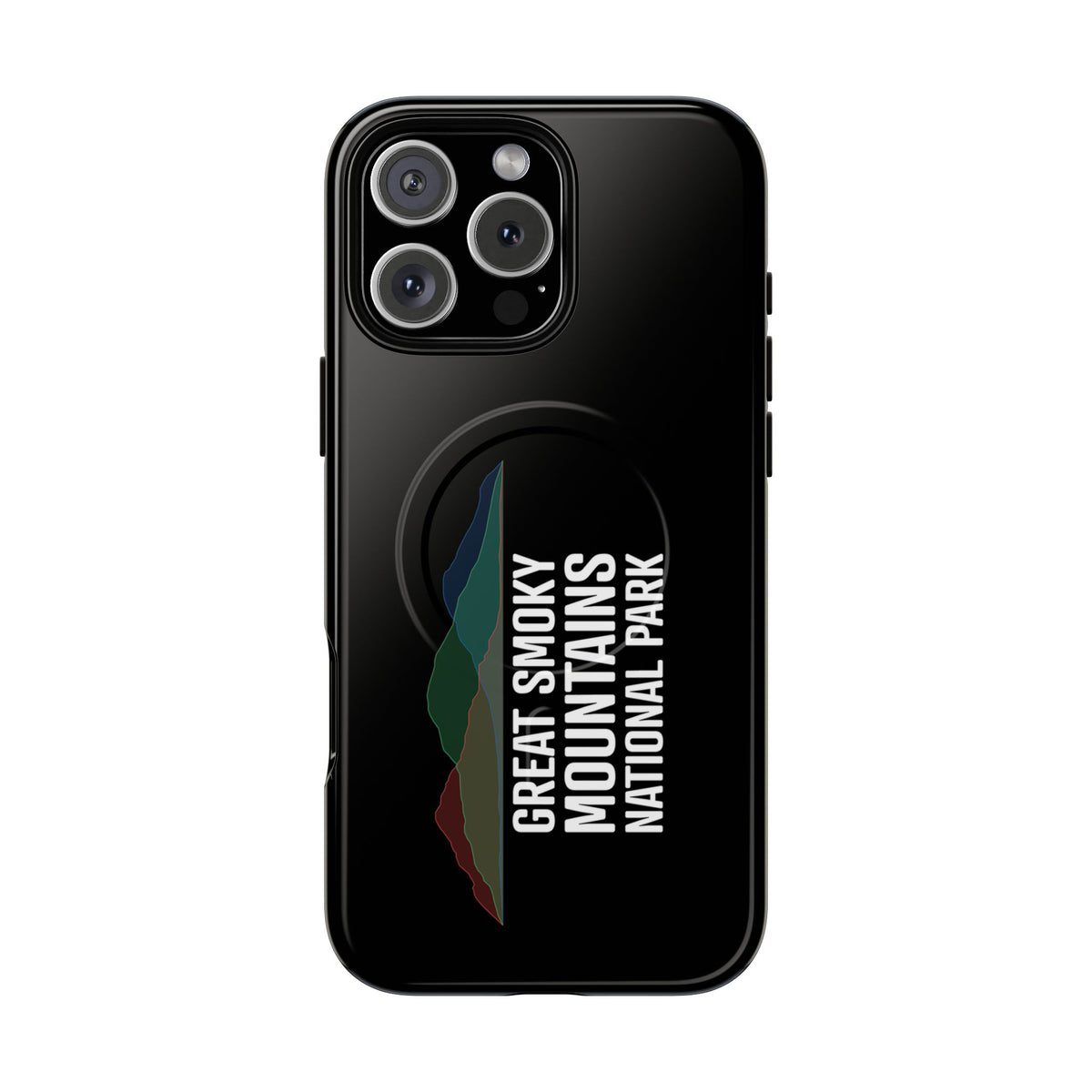 Great Smoky Mountains National Park iPhone Case with MagSafe - Histogram Design
