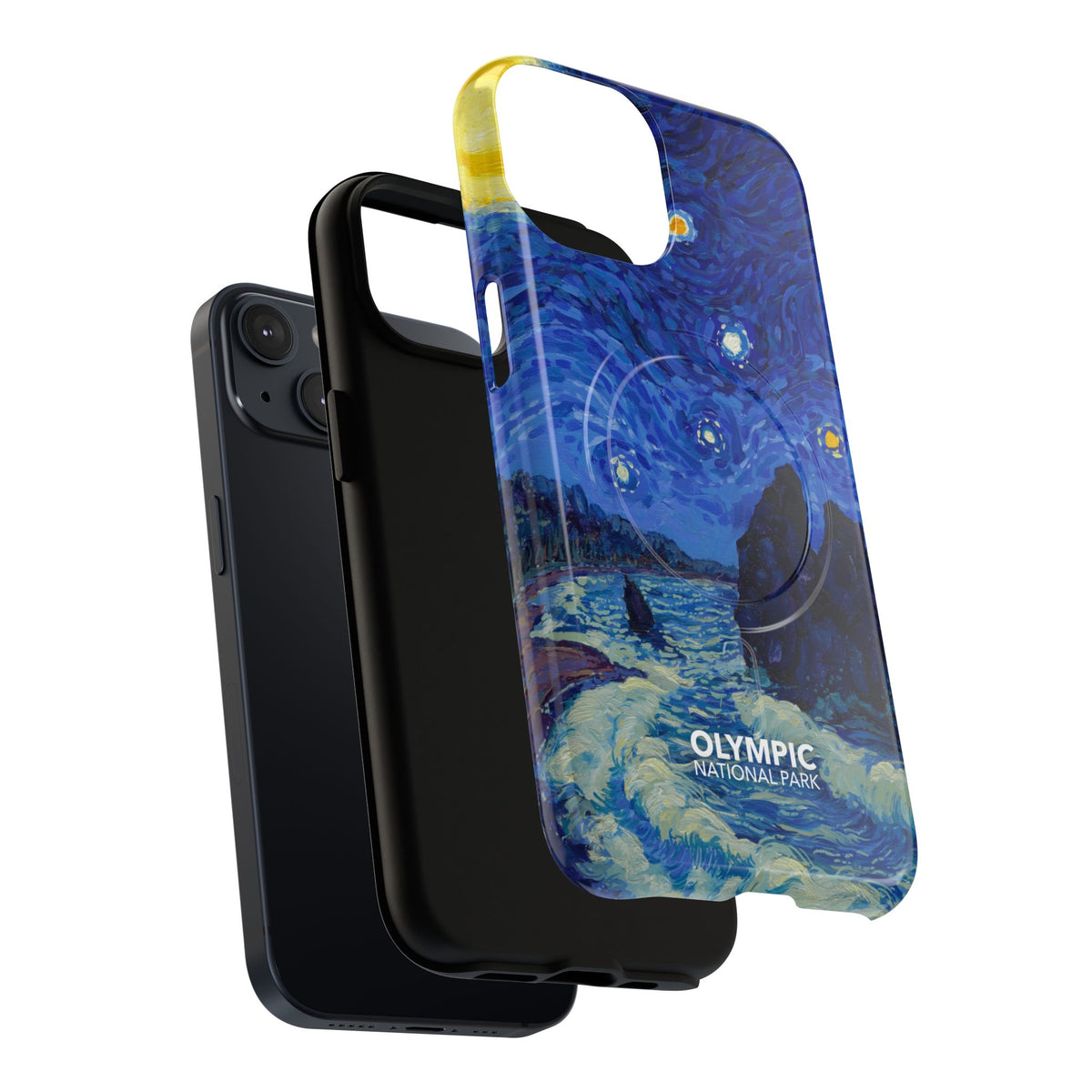 Olympic National Park iPhone Case with MagSafe - Starry Night