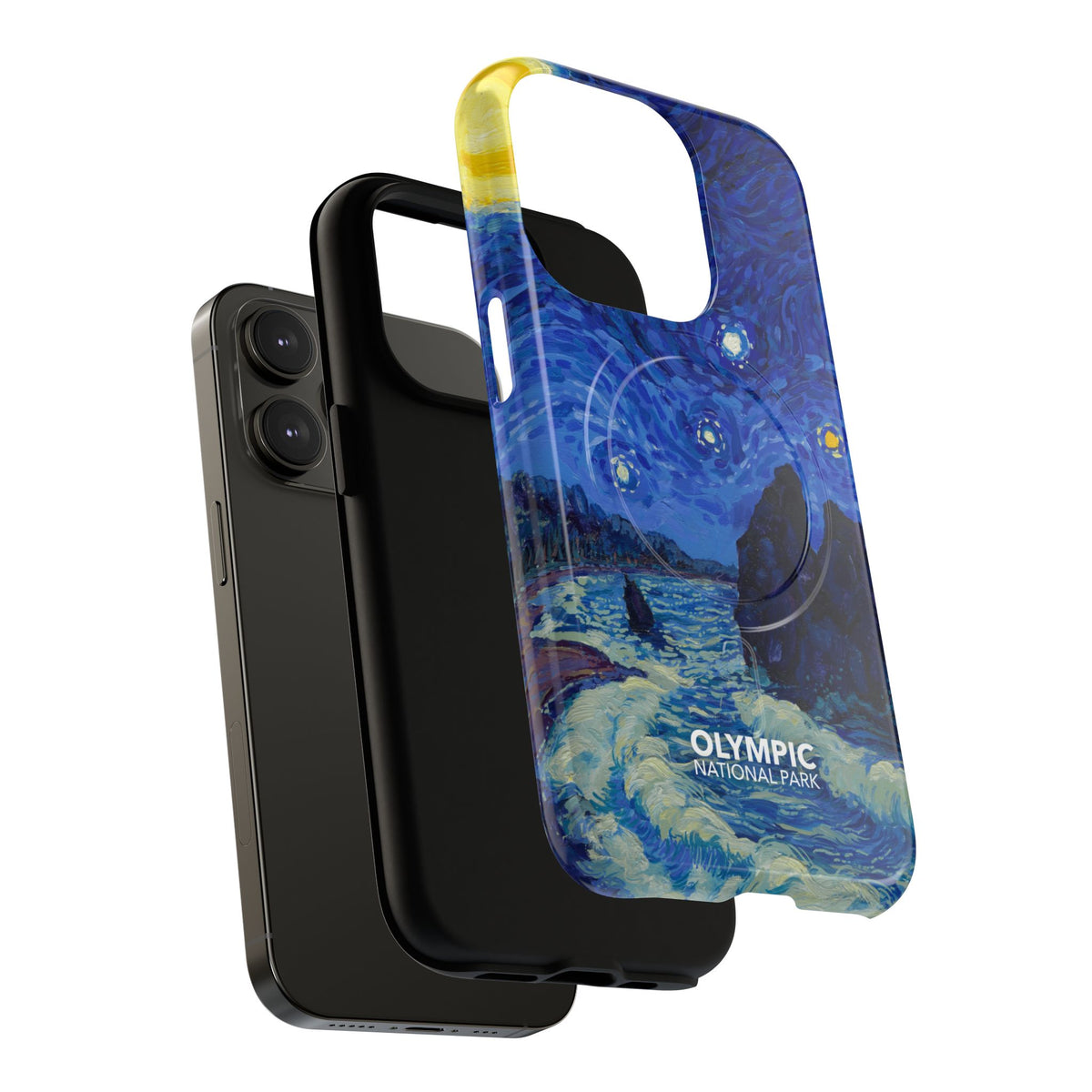 Olympic National Park iPhone Case with MagSafe - Starry Night