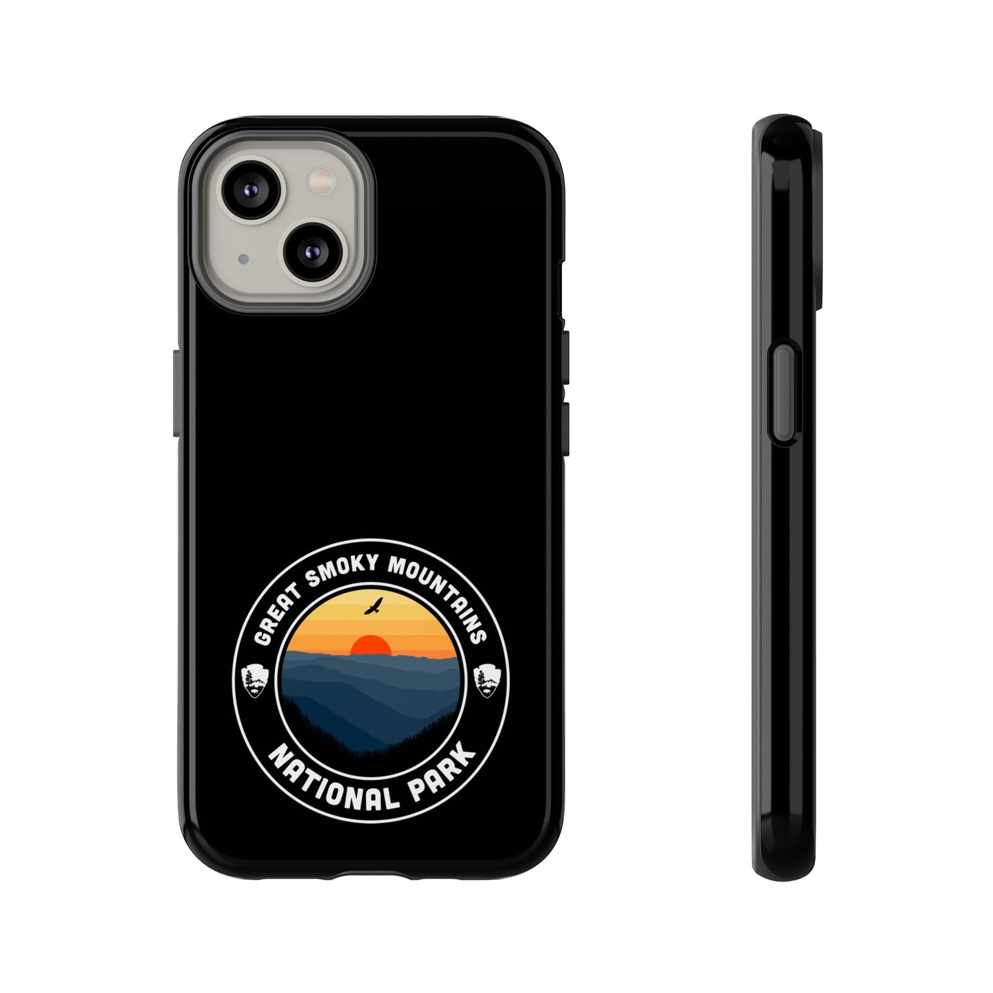 Great Smoky Mountains National Park Phone Case - Round Emblem Design
