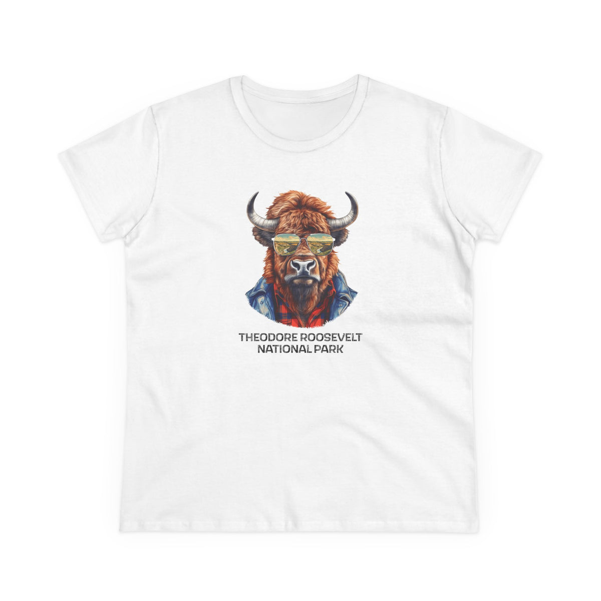 Theodore Roosevelt National Park Women's T-Shirt - Cool Bison