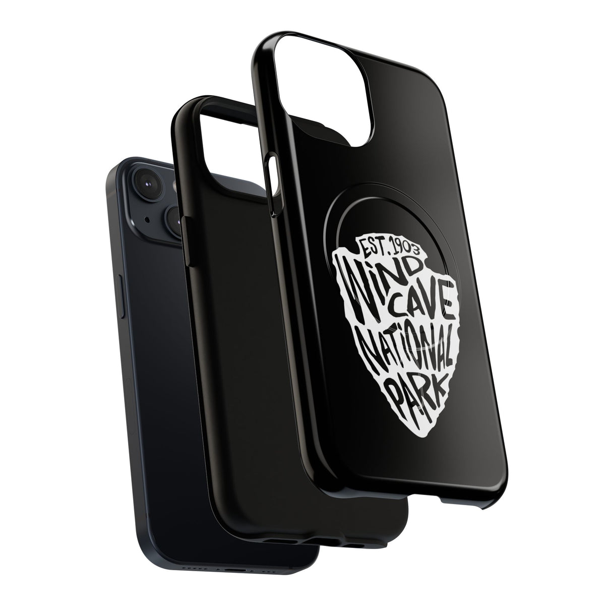 Wind Cave National Park iPhone Case with MagSafe - Arrowhead Design