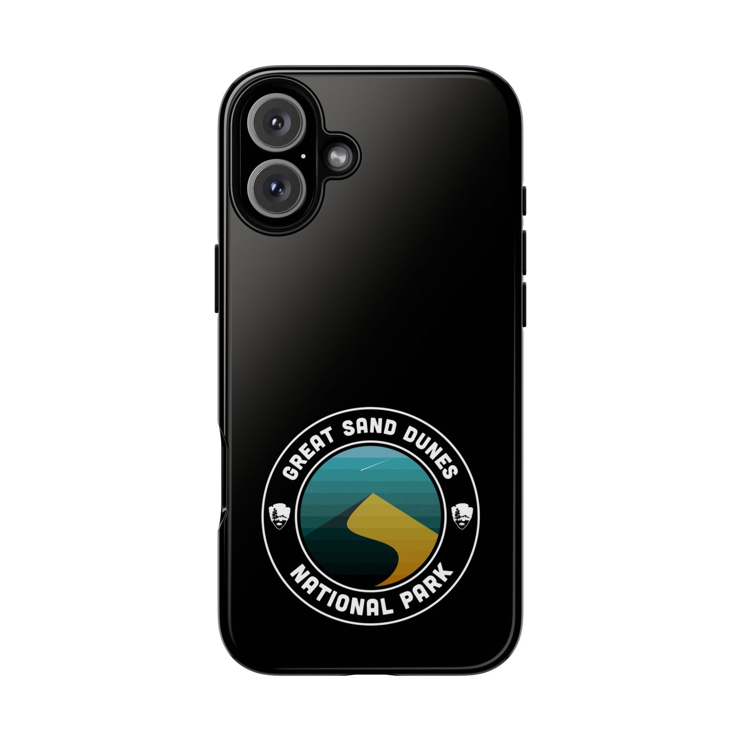 Great Sand Dunes National Park Phone Case - Round Emblem Design