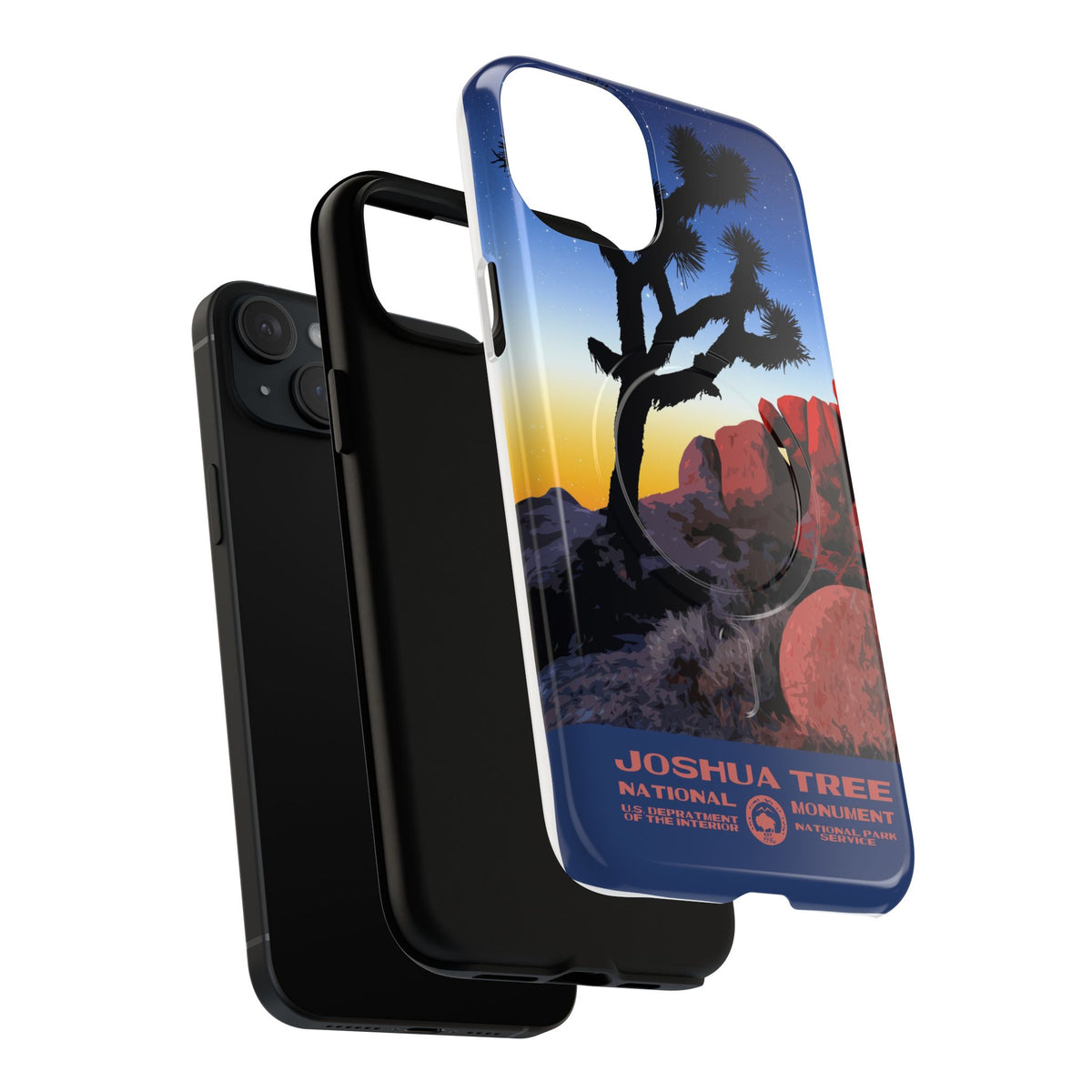 Joshua Tree National Park iPhone Case with MagSafe - Night