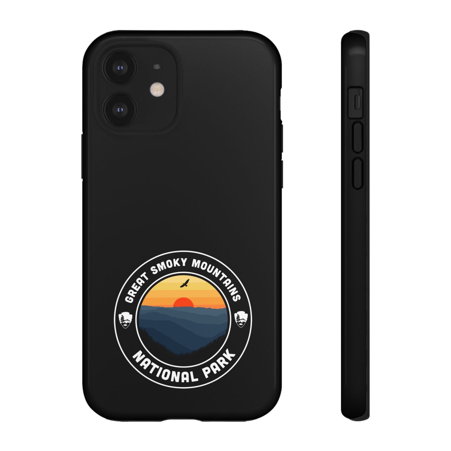 Great Smoky Mountains National Park Phone Case - Round Emblem Design