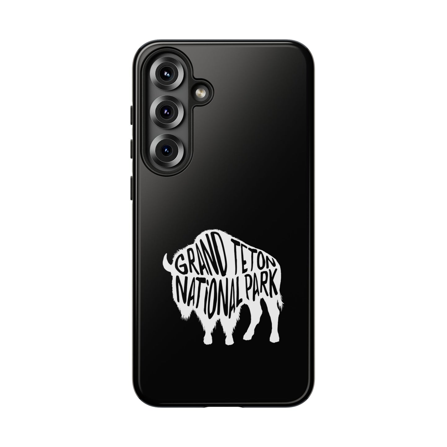 Grand Teton National Park Phone Case - Bison Design