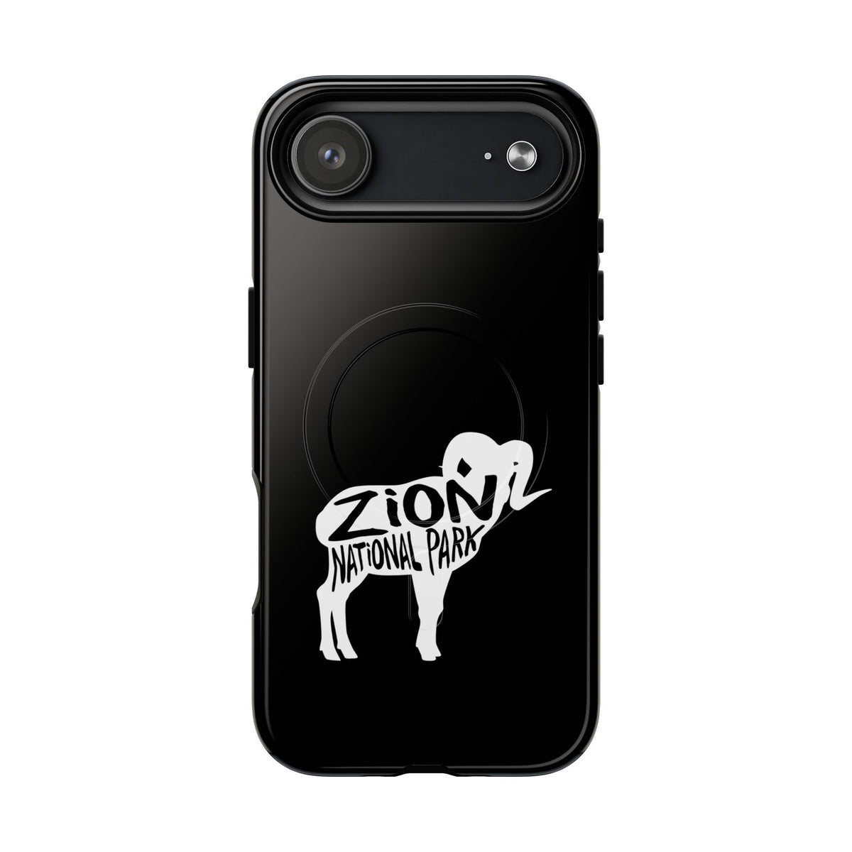 Zion National Park iPhone Case with MagSafe - Bighorn Sheep Design