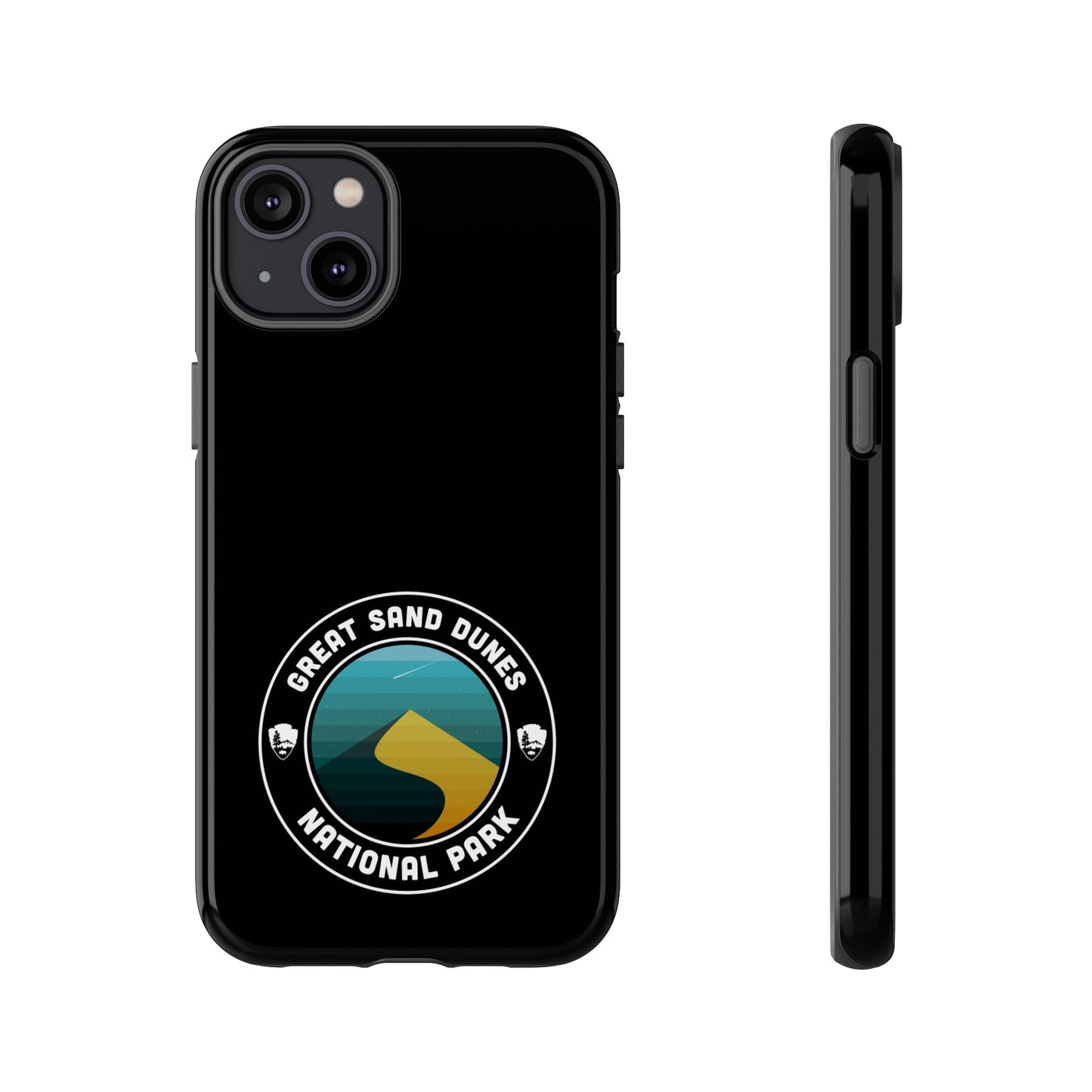 Great Sand Dunes National Park Phone Case - Round Emblem Design