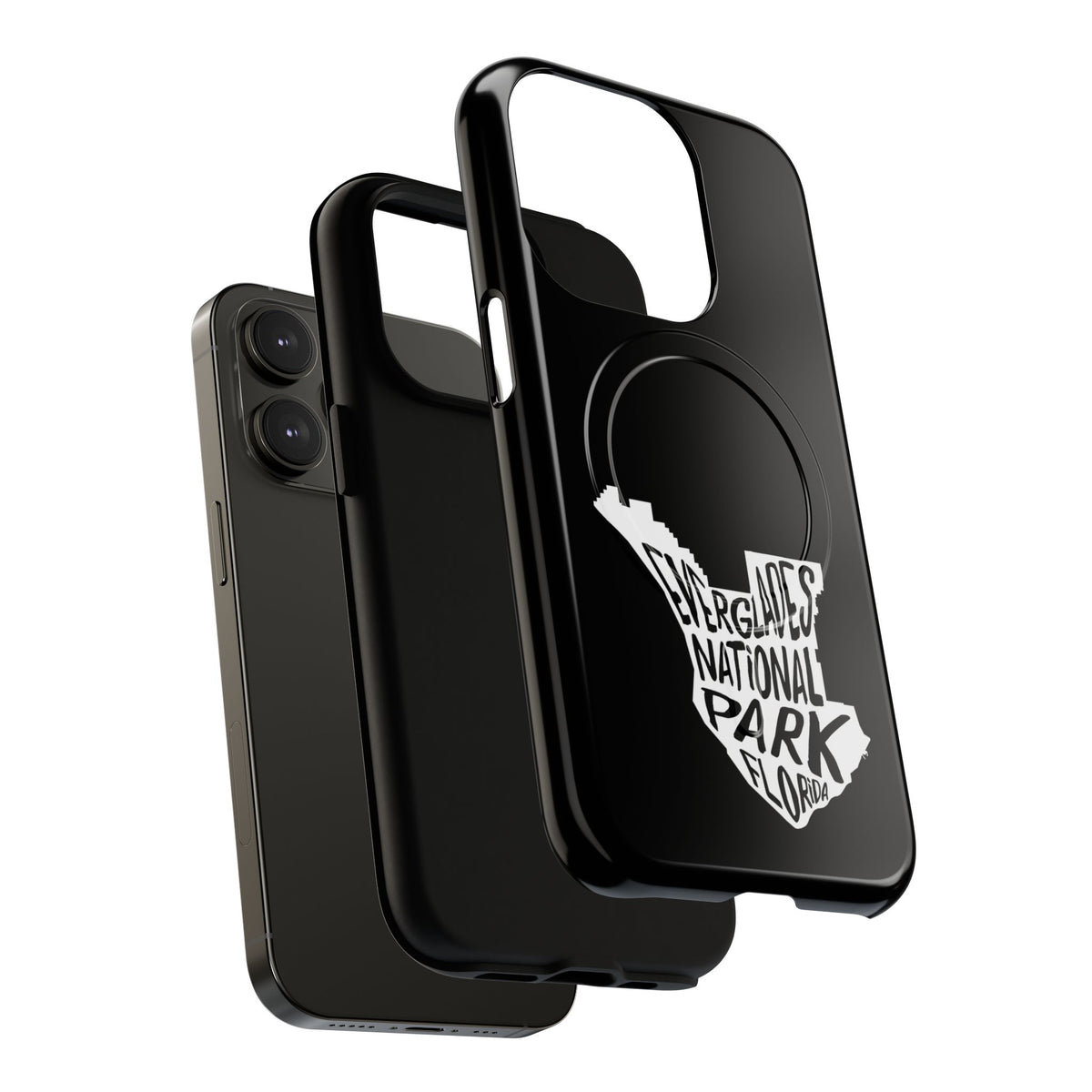 Everglades National Park iPhone Case with MagSafe - Map Design