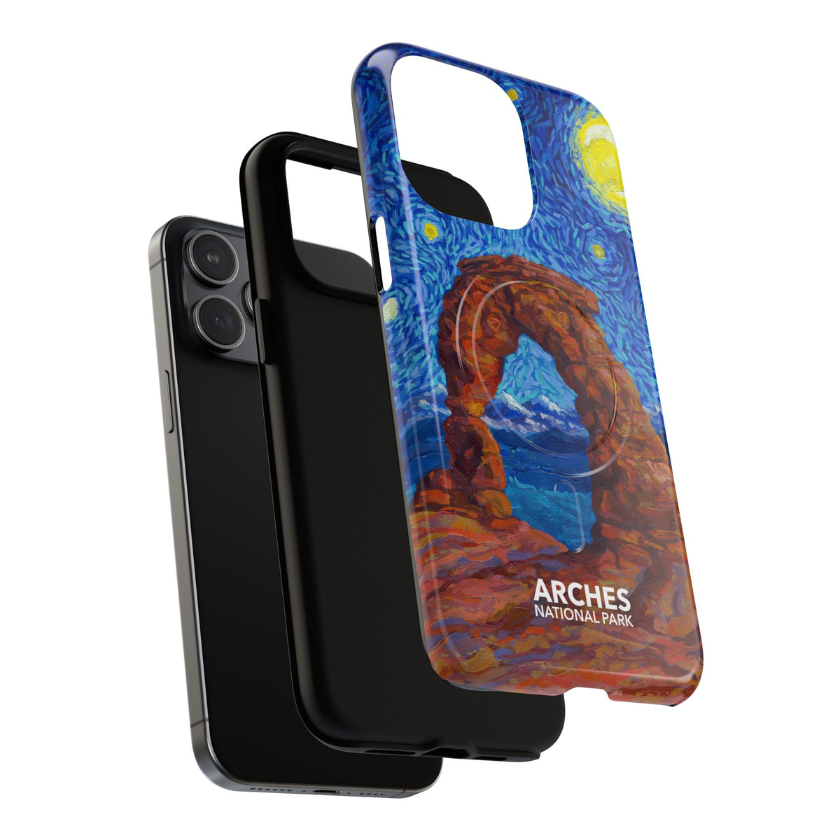 Arches National Park iPhone Case with MagSafe - Starry Night