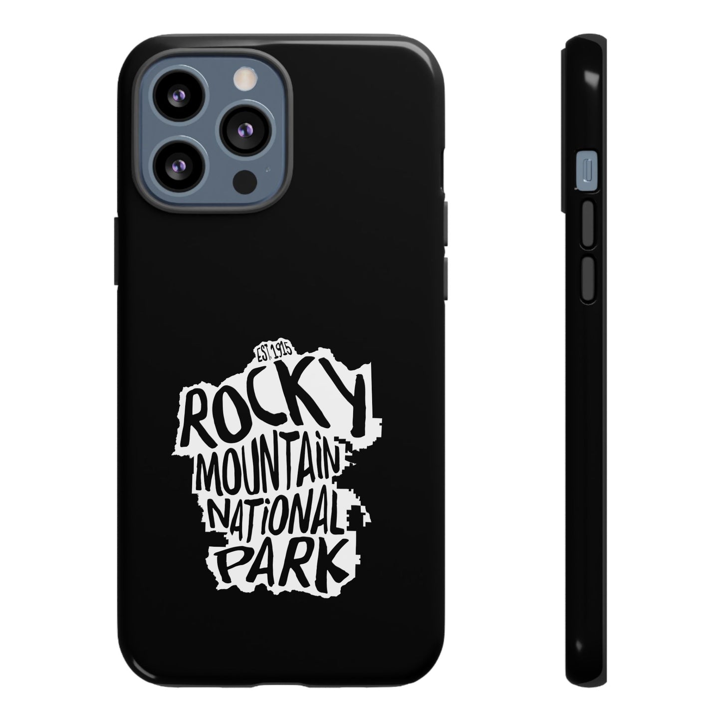 Rocky Mountain National Park Phone Case - Map Design