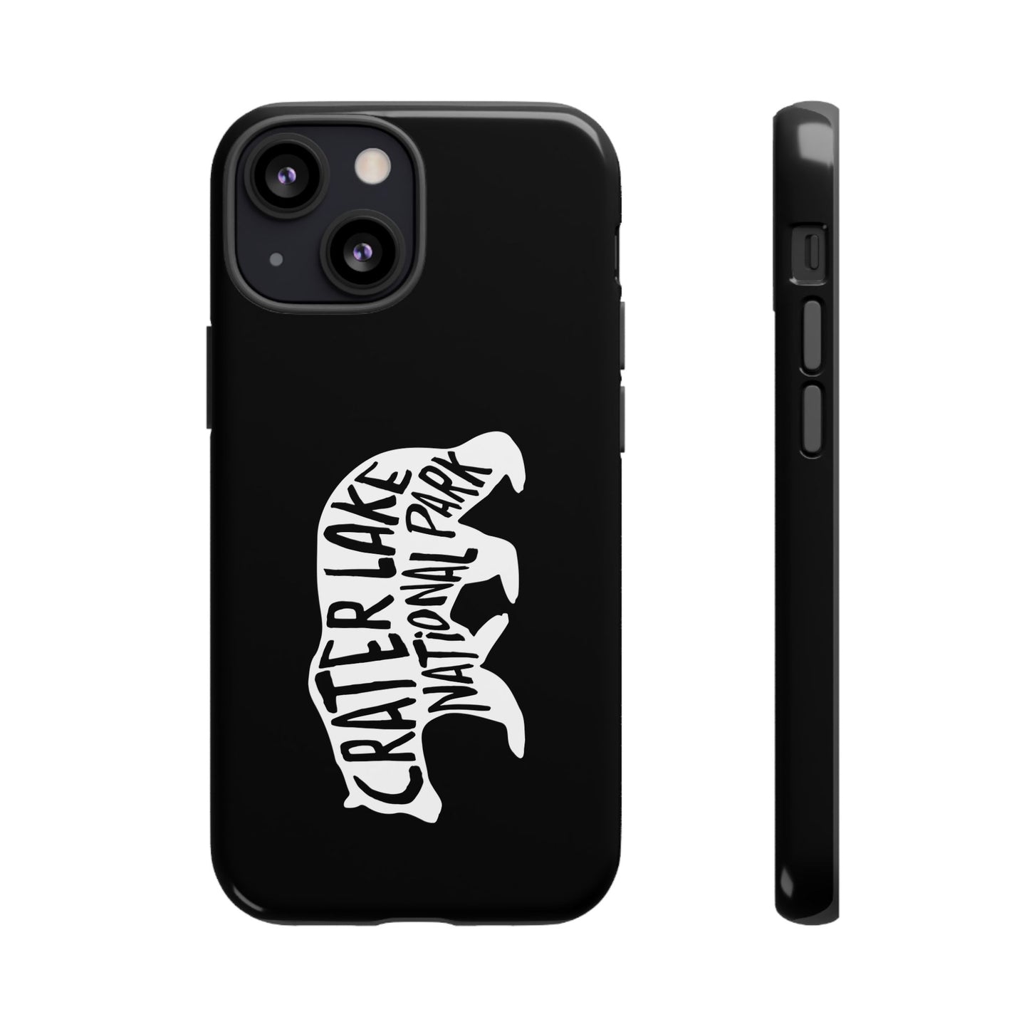 Crater Lake National Park Phone Case - Black Bear Design
