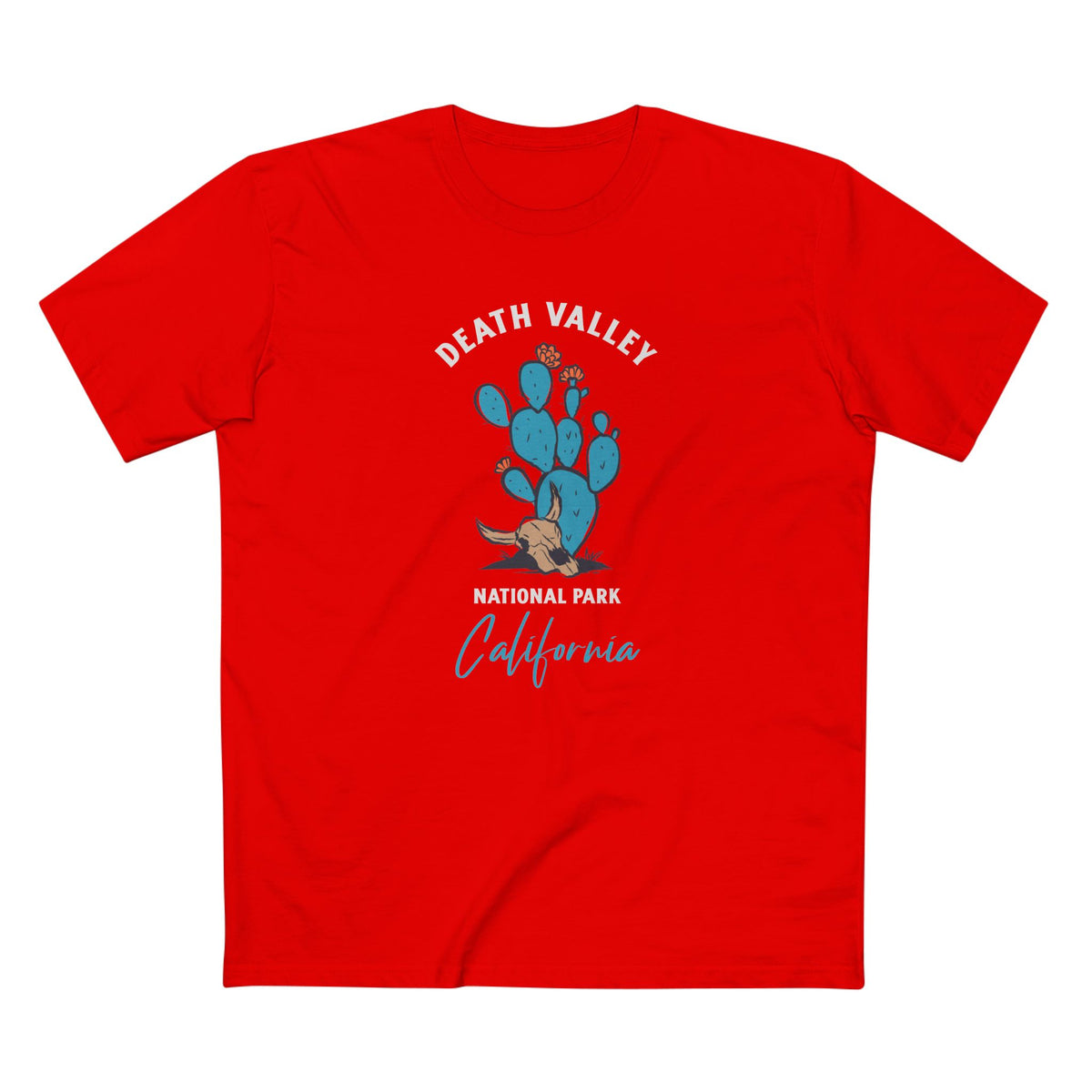 Death Valley National Park T-Shirt - Prickly Pear in Red