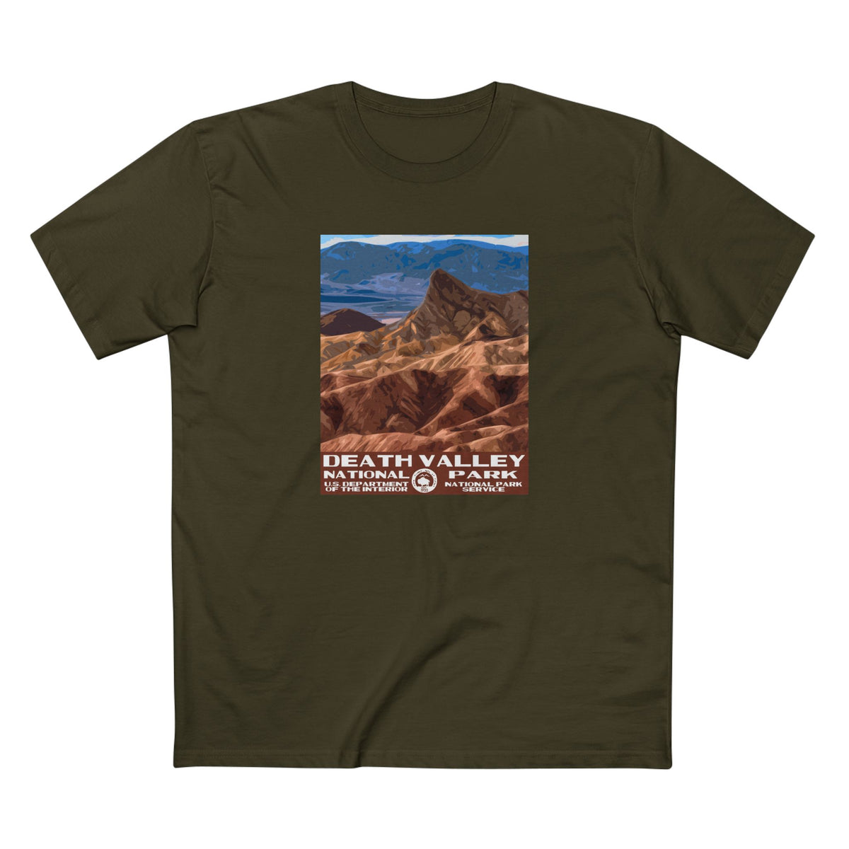 Death Valley National Park T-Shirt in Army