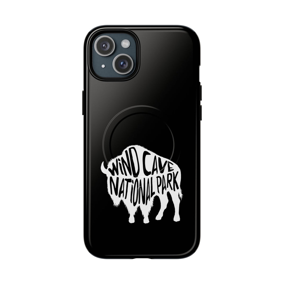 Wind Cave National Park iPhone Case with MagSafe - Bison Design