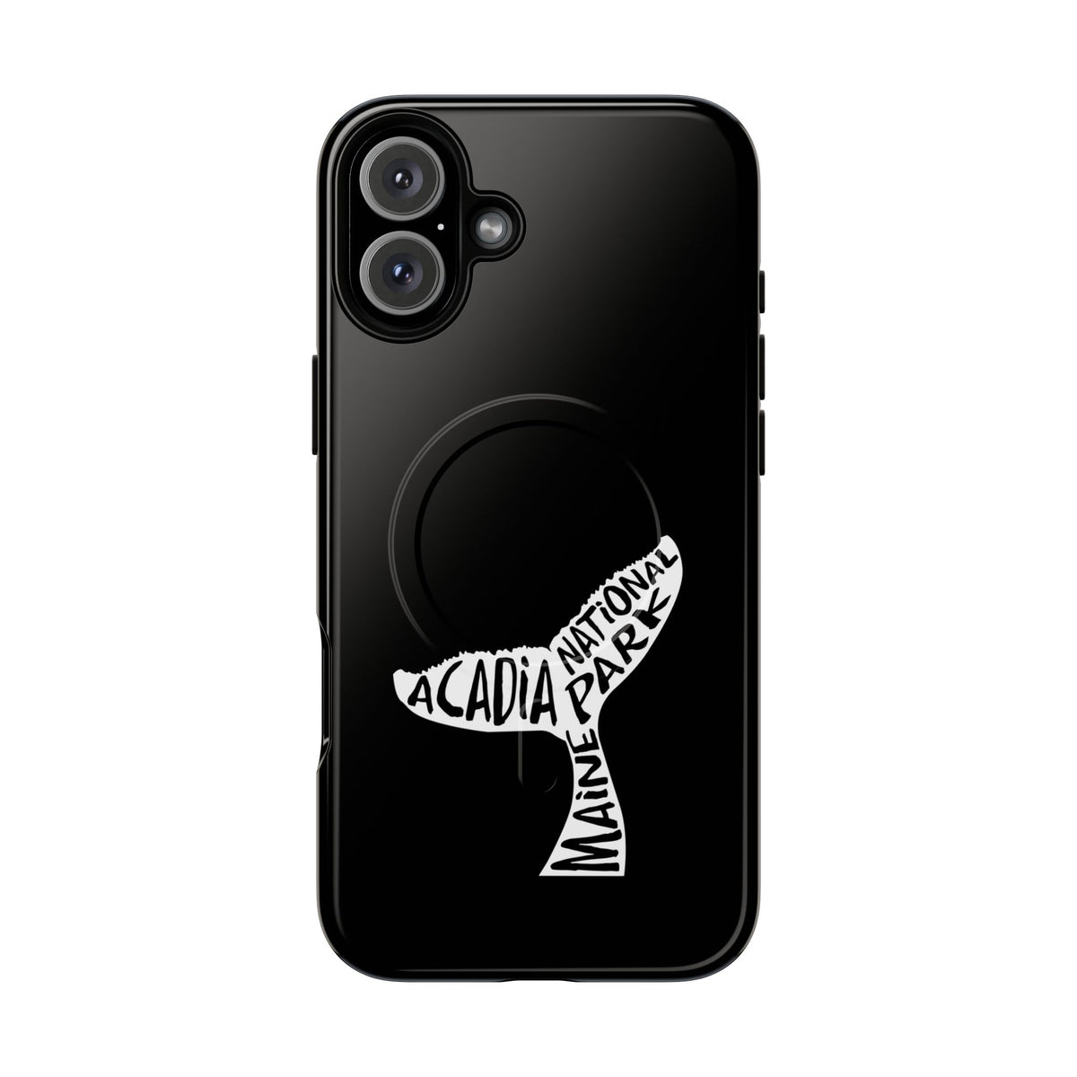 Acadia National Park iPhone Case with MagSafe - Humpback Whale Tail Design