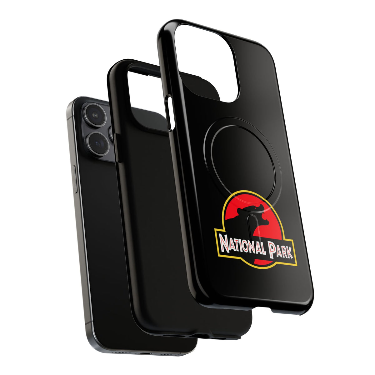 Bear National Park iPhone Case with MagSafe - Parody Logo